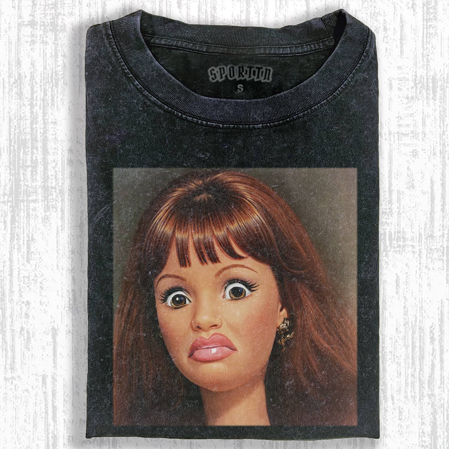 Funny Doll Face EMOJI MEME ICON T-SHIRT-ShawnCraft
