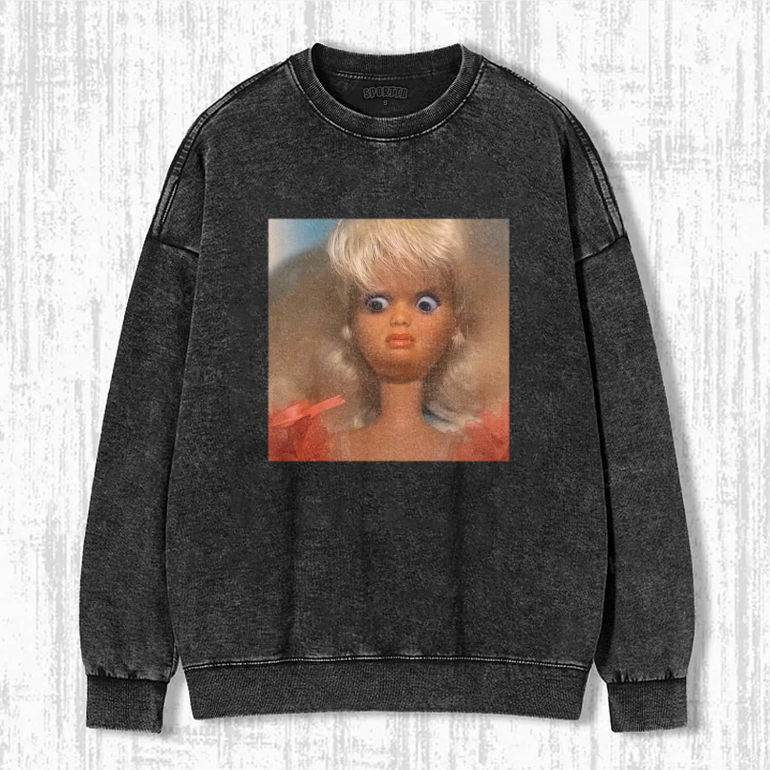 Funny Doll Face EMOJI MEME ICON SWEATSHIRTS & HOODIES-ShawnCraft