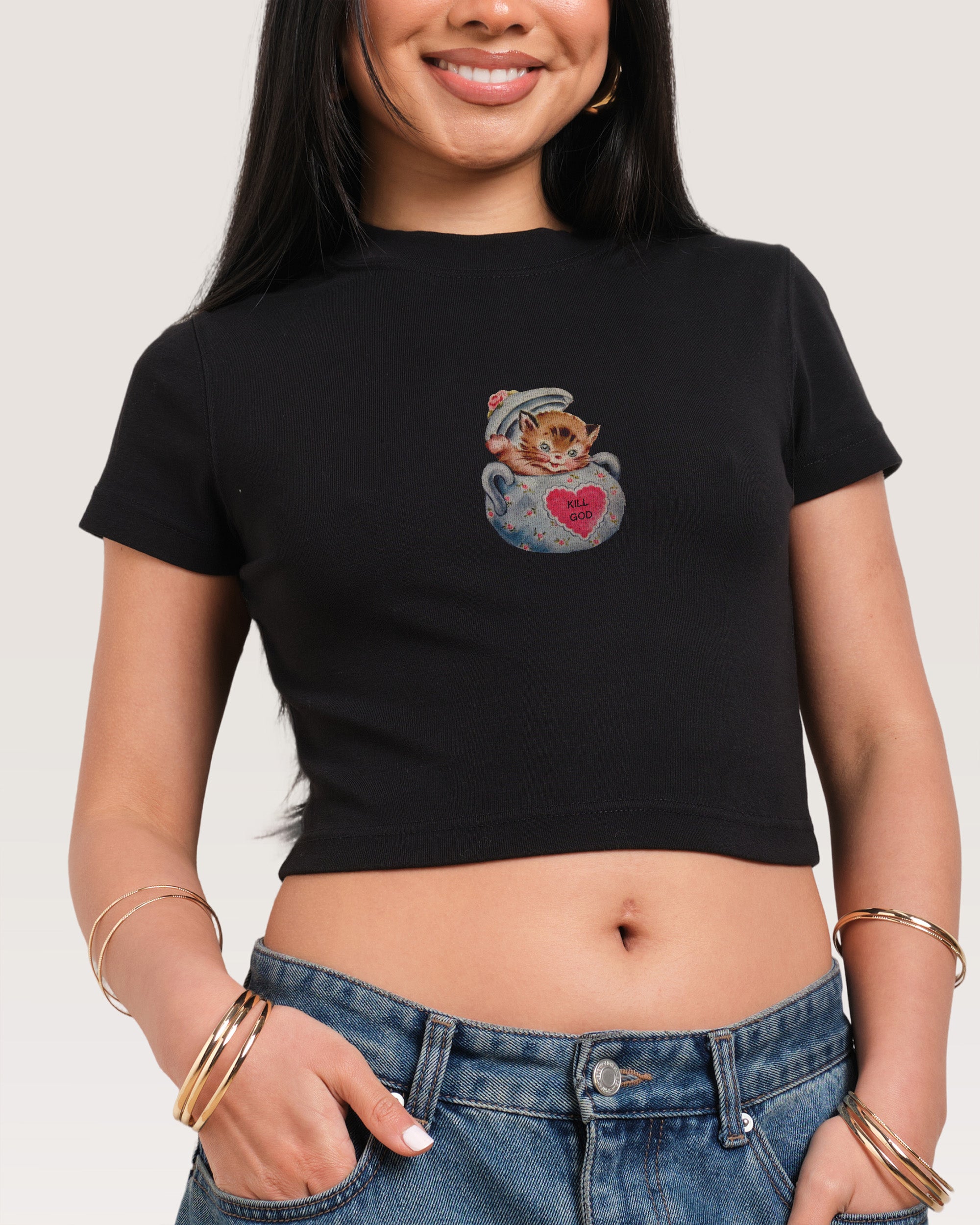 Kill God Baby Tee-ShawnCraft