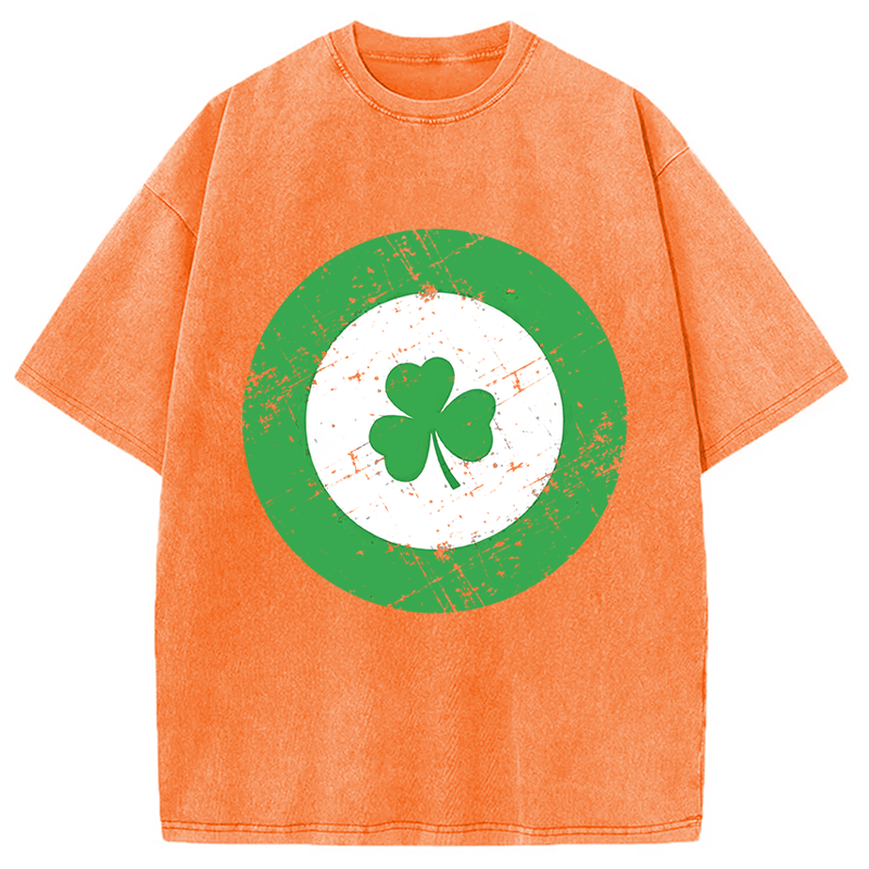 Awesome St Patricks Day Washed T-Shirt-ShawnCraft