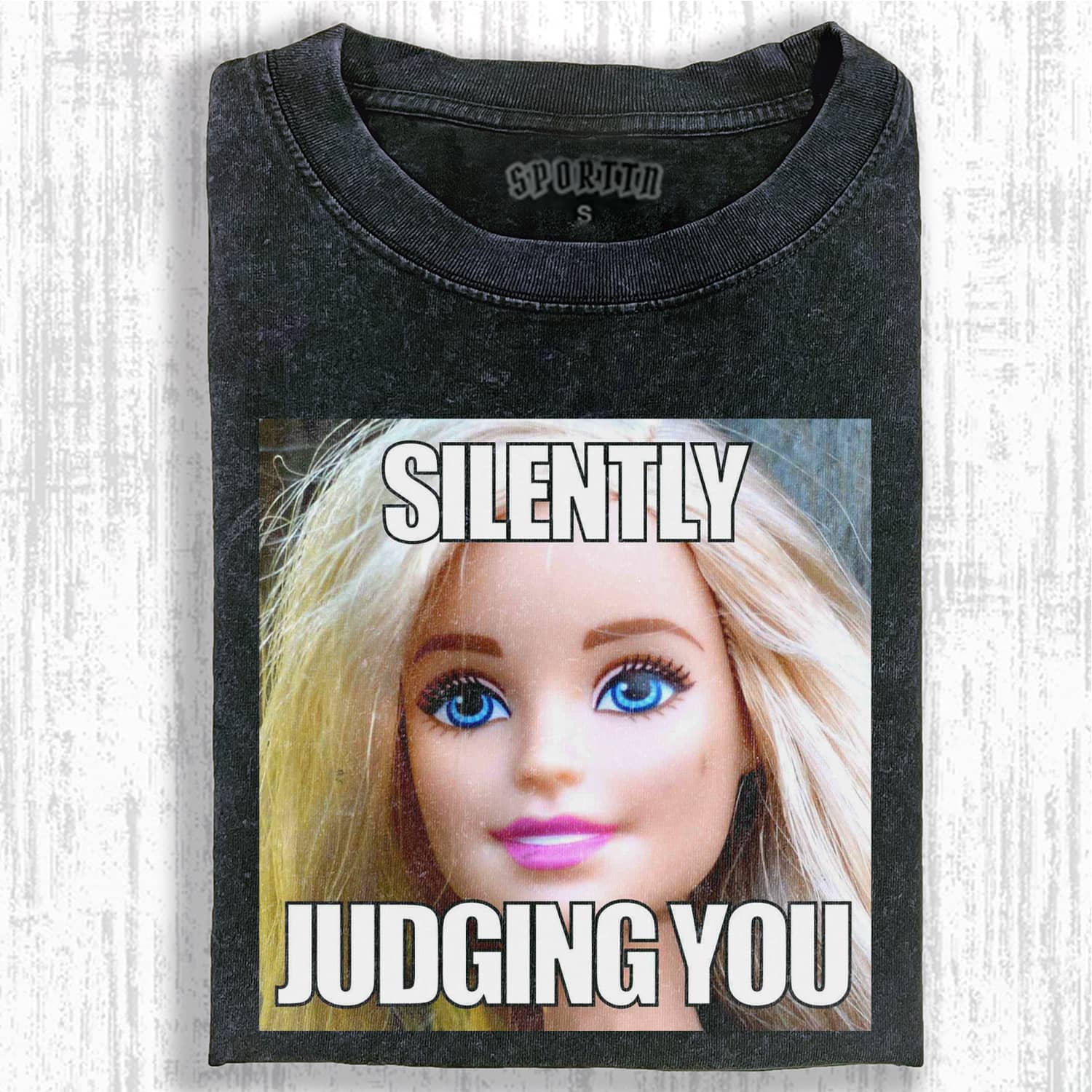 Funny Doll Face GIRL MEME T-SHIRT-ShawnCraft