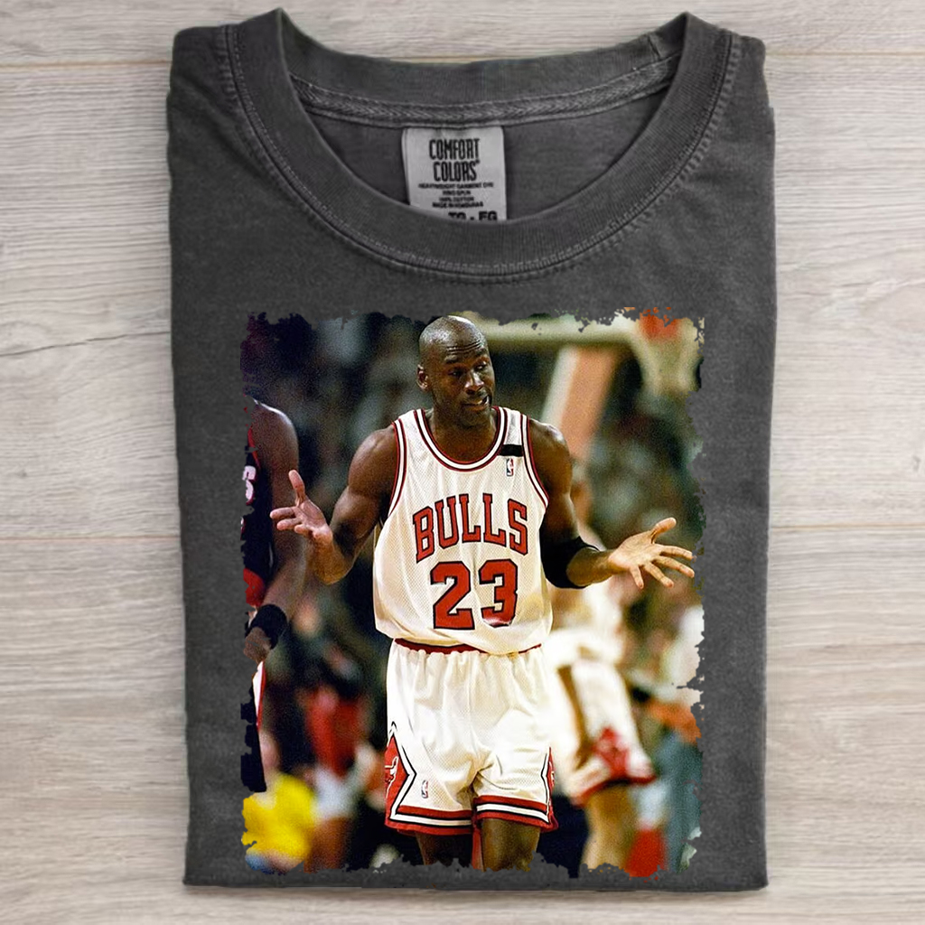 Basketball Retro Old Photo MJ T-Shirt