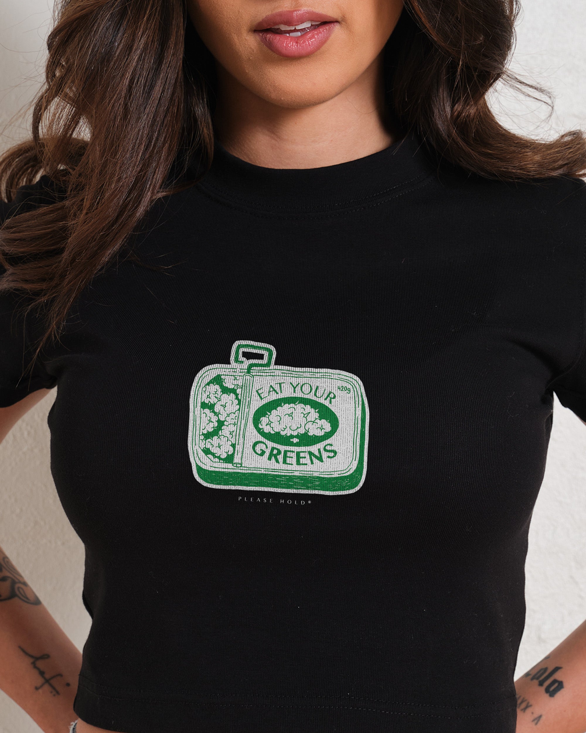 Eat Your Greens Baby Tee-ShawnCraft
