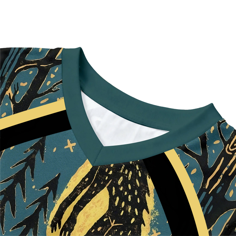 Full Moon Night Long Sleeve Graphic Print T-Shirt-ShawnCraft