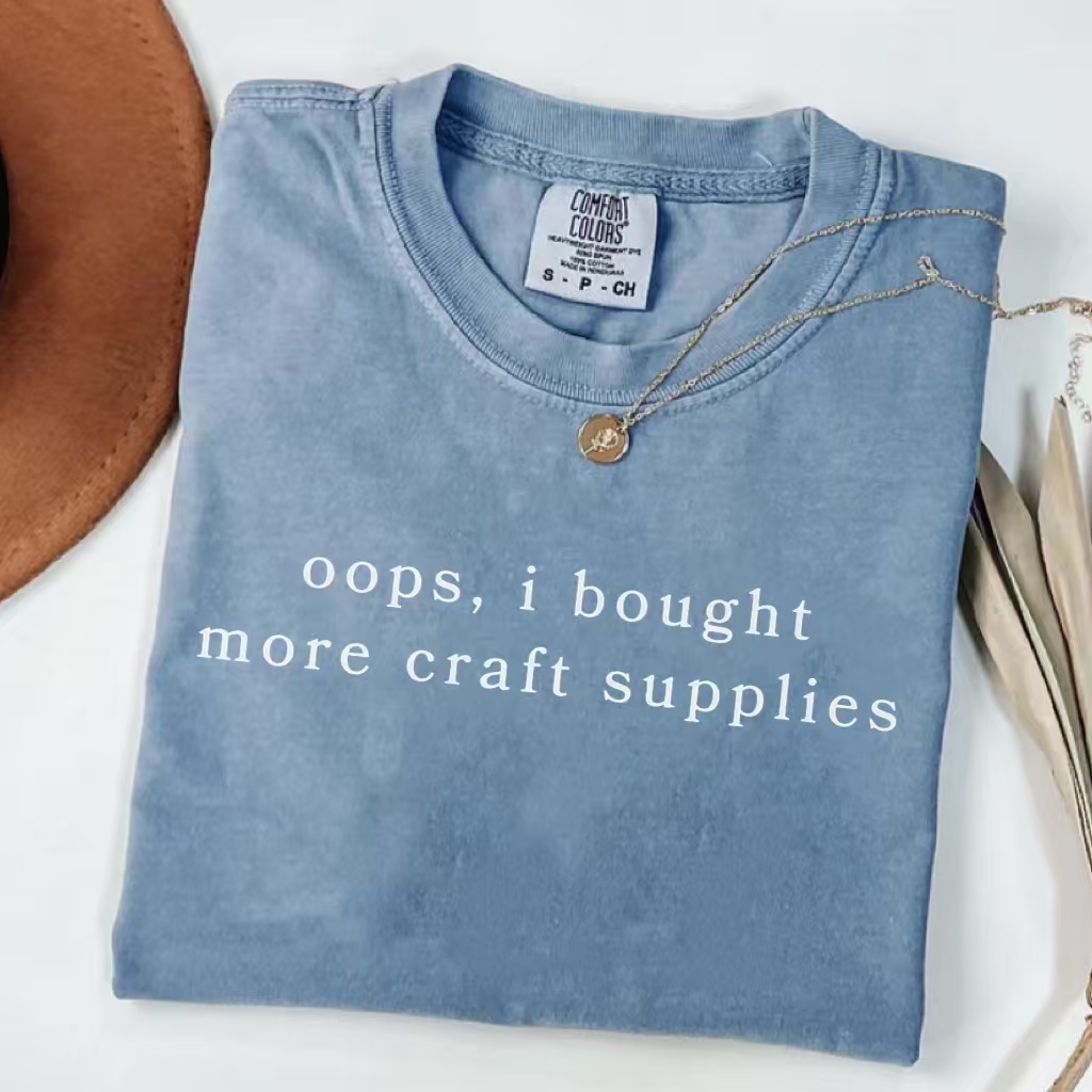 Oops I Bought More Craft Supplies T-Shirt-ShawnCraft