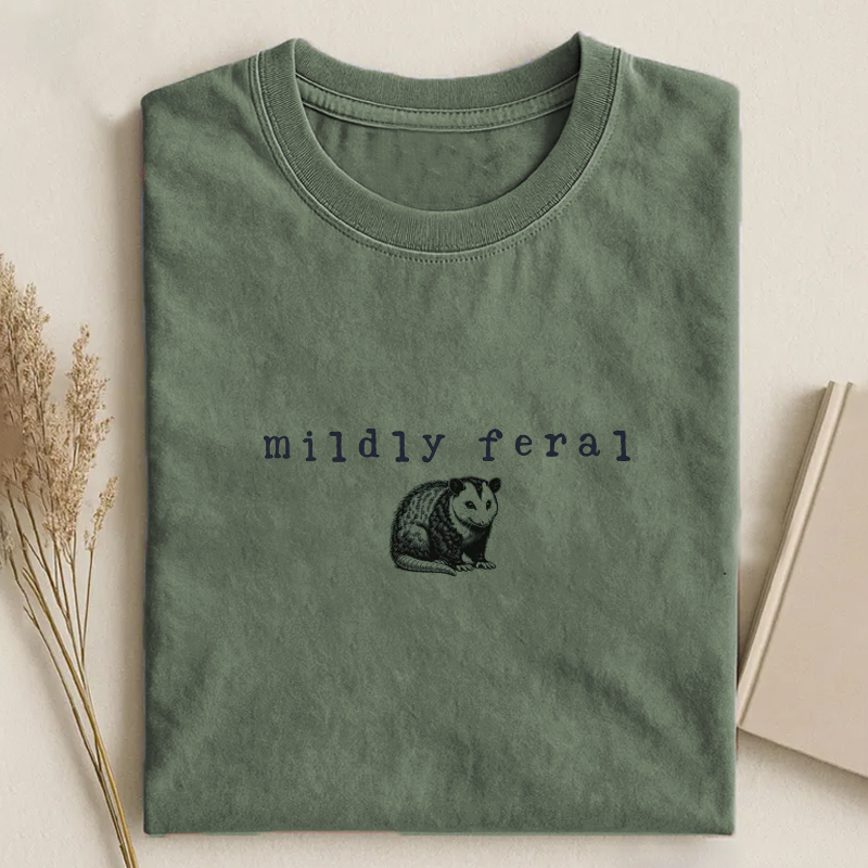 Mildly Feral Possum T-shirt-ShawnCraft