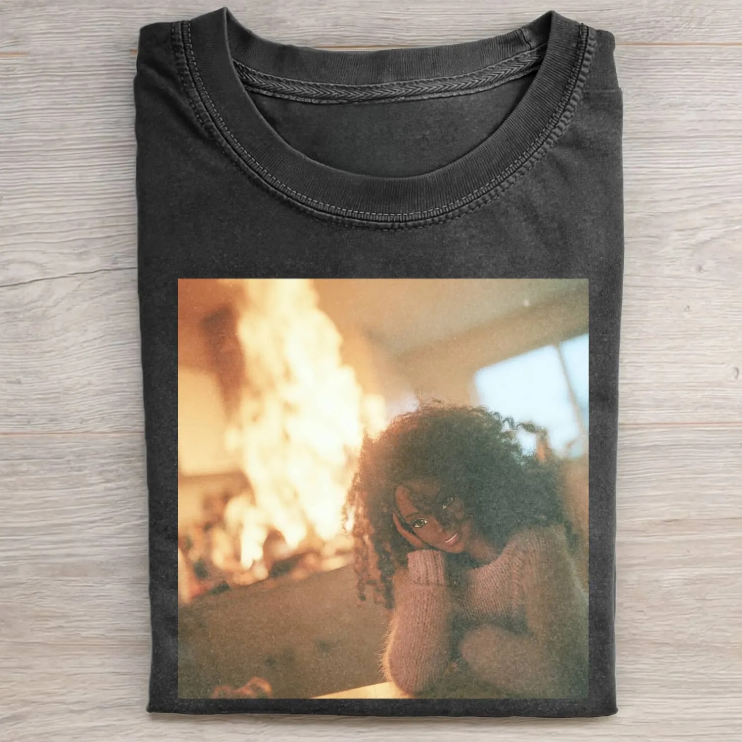 BLACK DOLL FACE CHILL GIRL MEME TEE