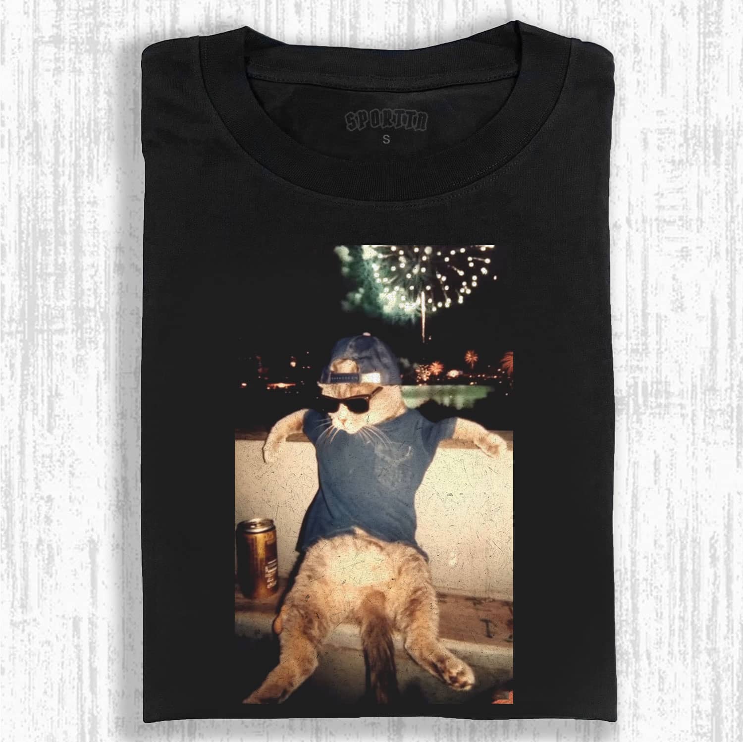 The Drunk Cool Cat T-shirt-ShawnCraft