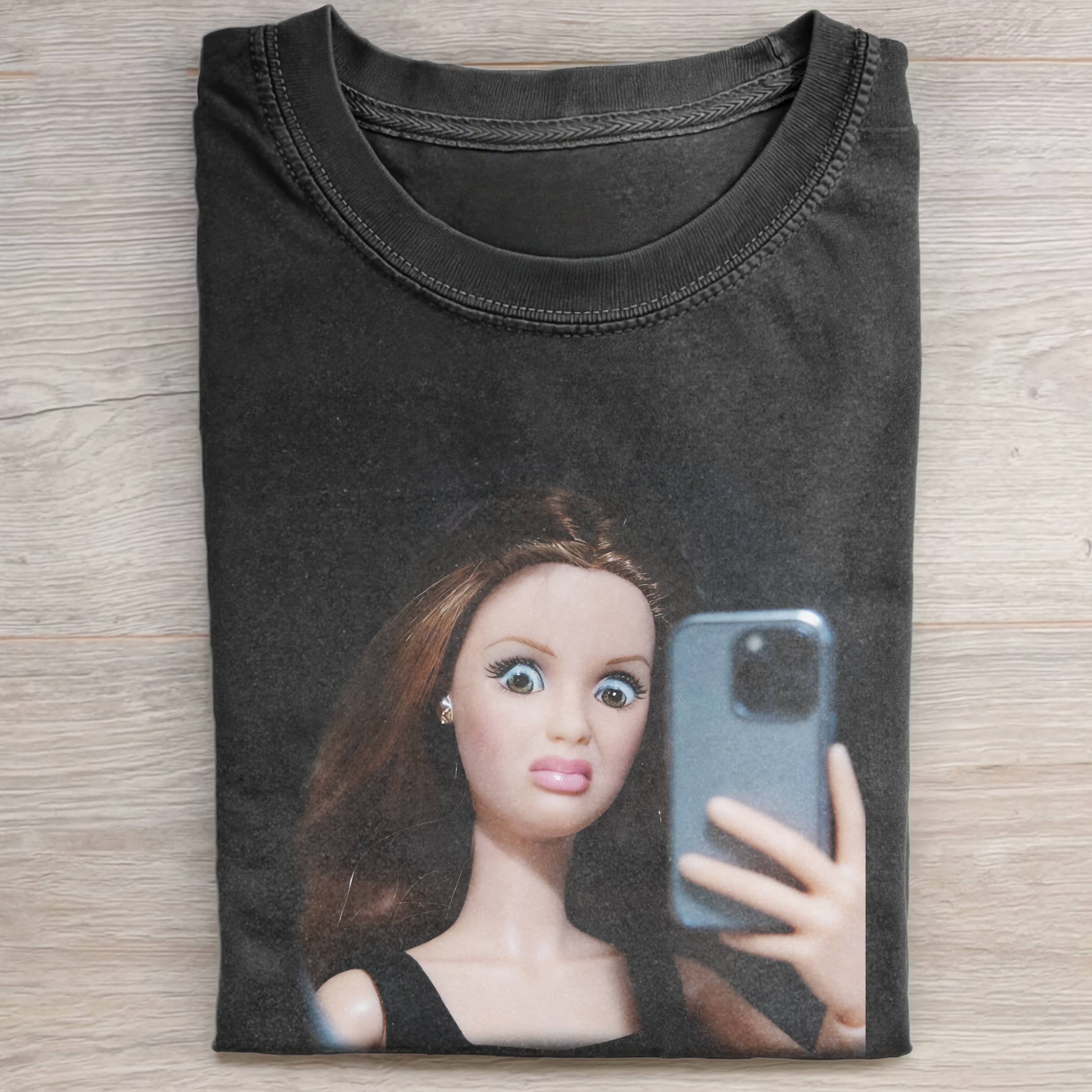 Funny Doll FaceCORE SELFIE TEE
