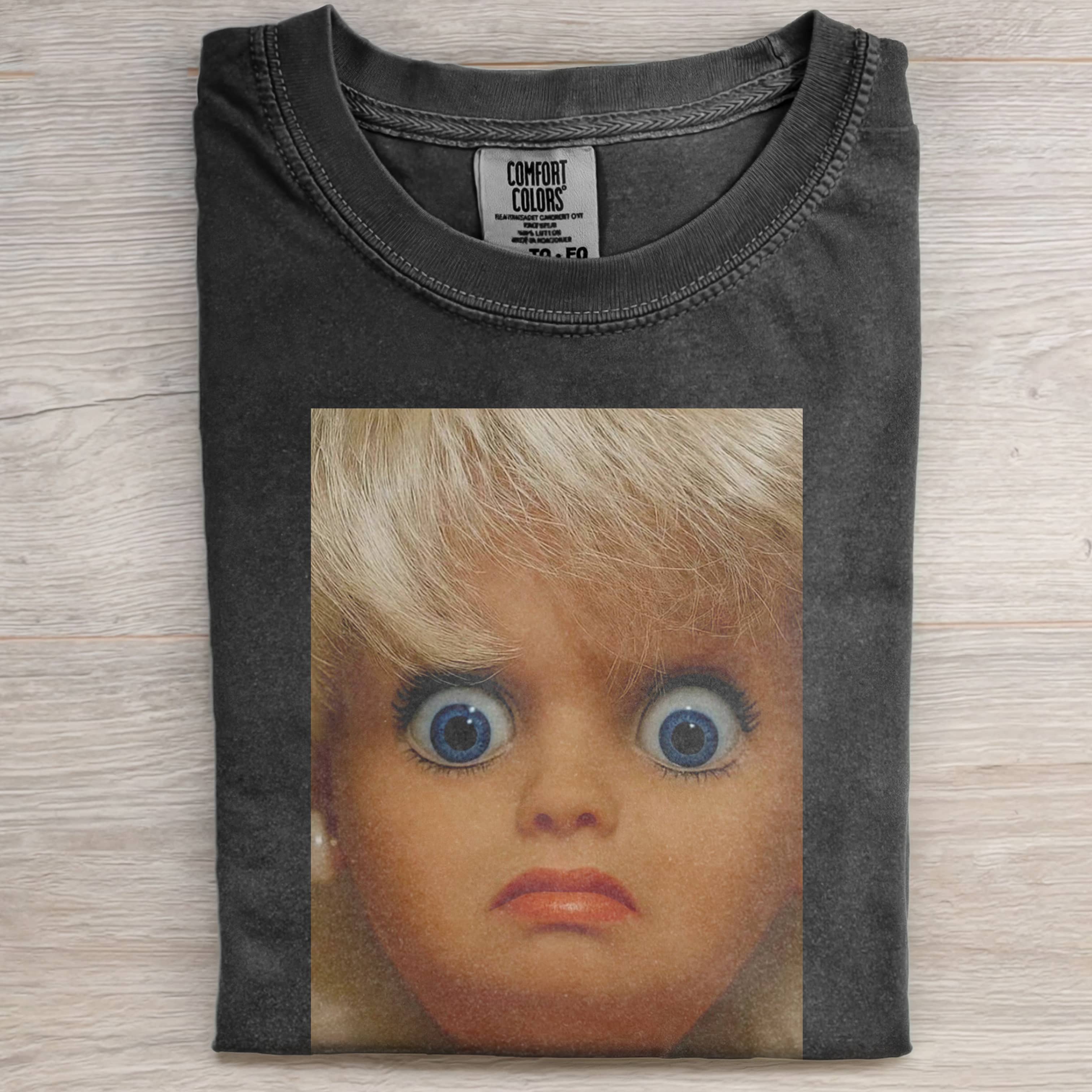 STARING Funny Doll FaceCORE TEE-ShawnCraft