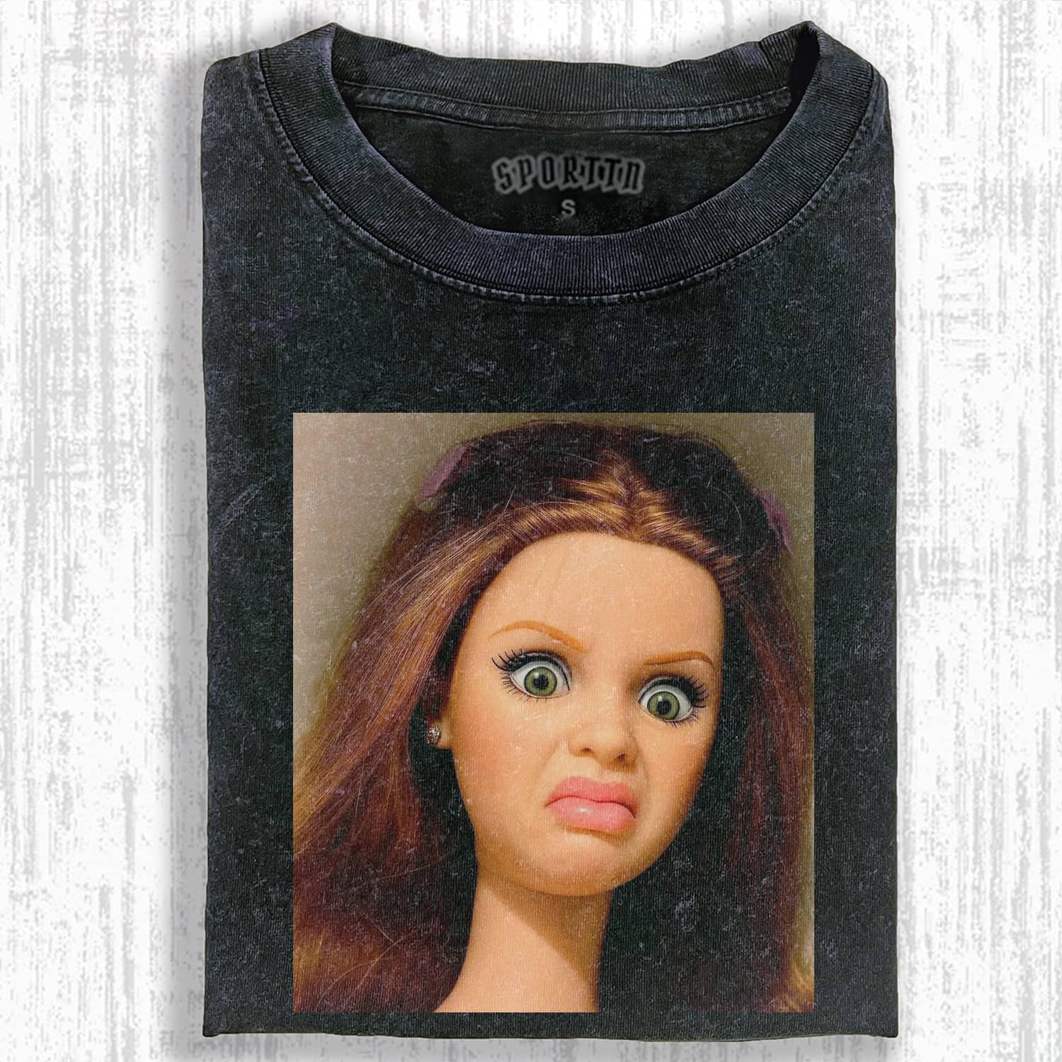 HATE Funny Doll Face MEME ICON TEE-ShawnCraft