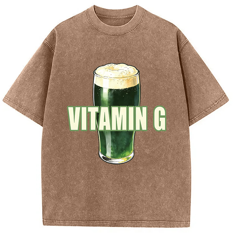 Vitamin G St. Patrick's Washed T-Shirt-ShawnCraft