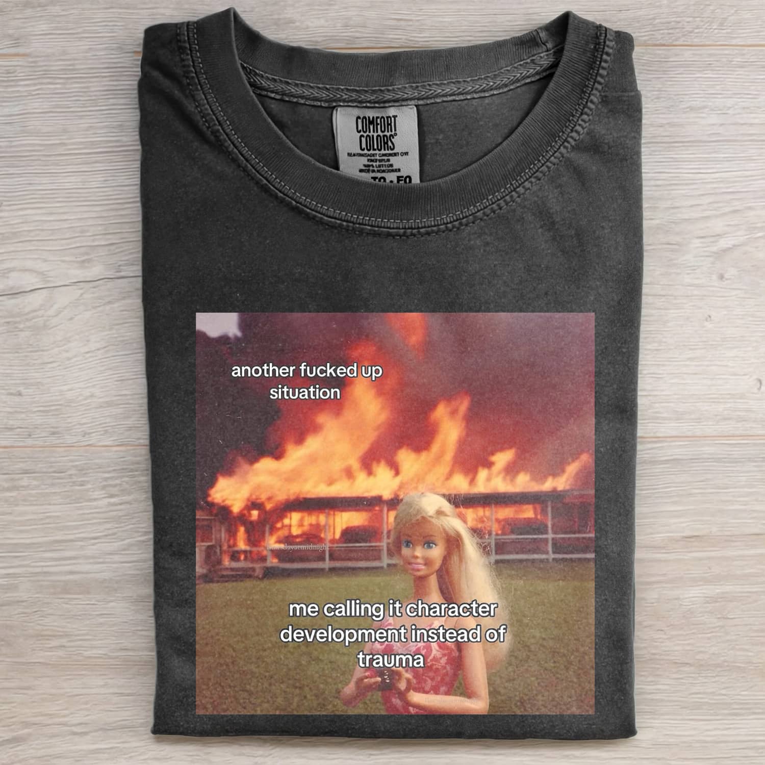 Funny Doll FaceCORE MEME MOOD ICON TEE-ShawnCraft