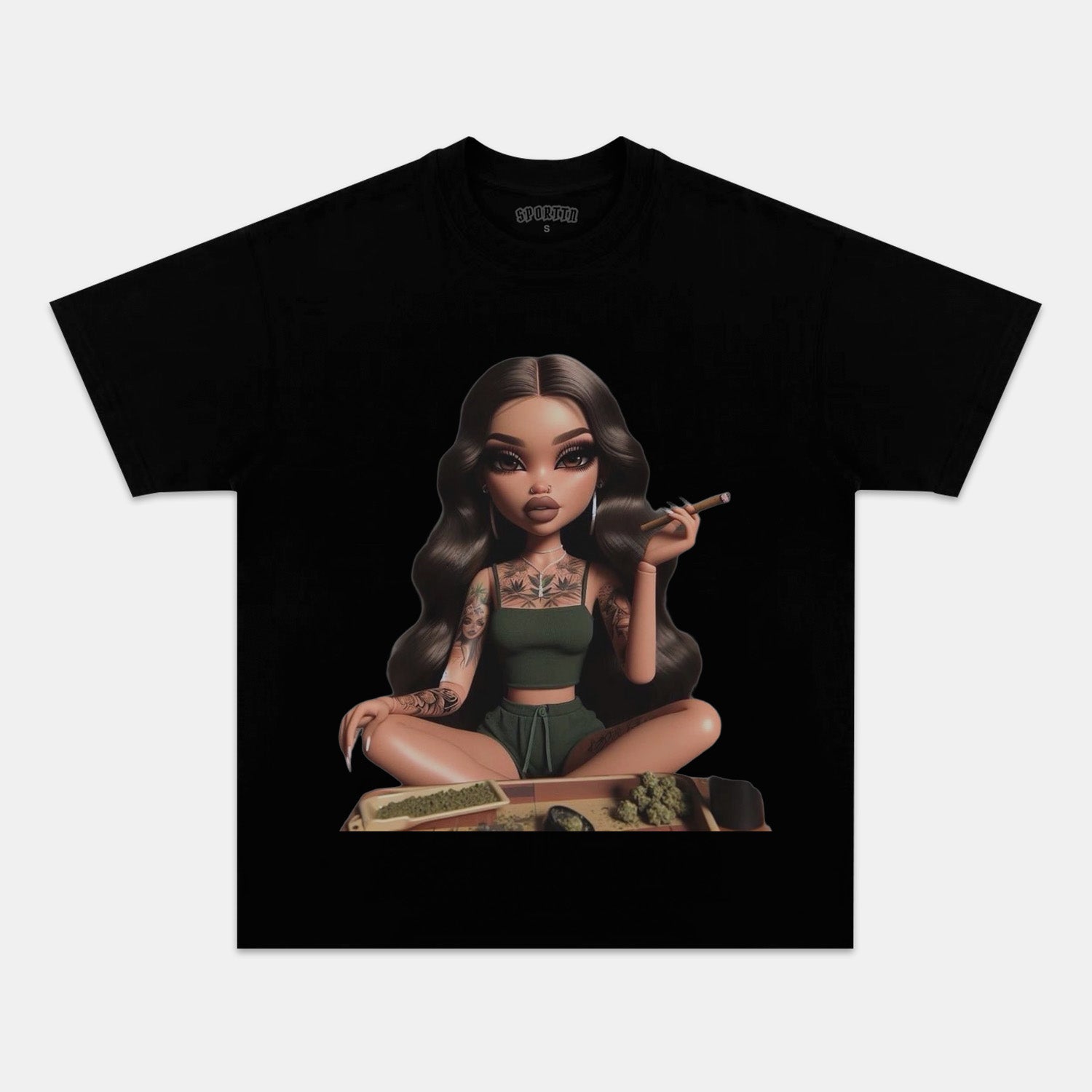 BRATZ GIRL MEME T-SHIRT-ShawnCraft