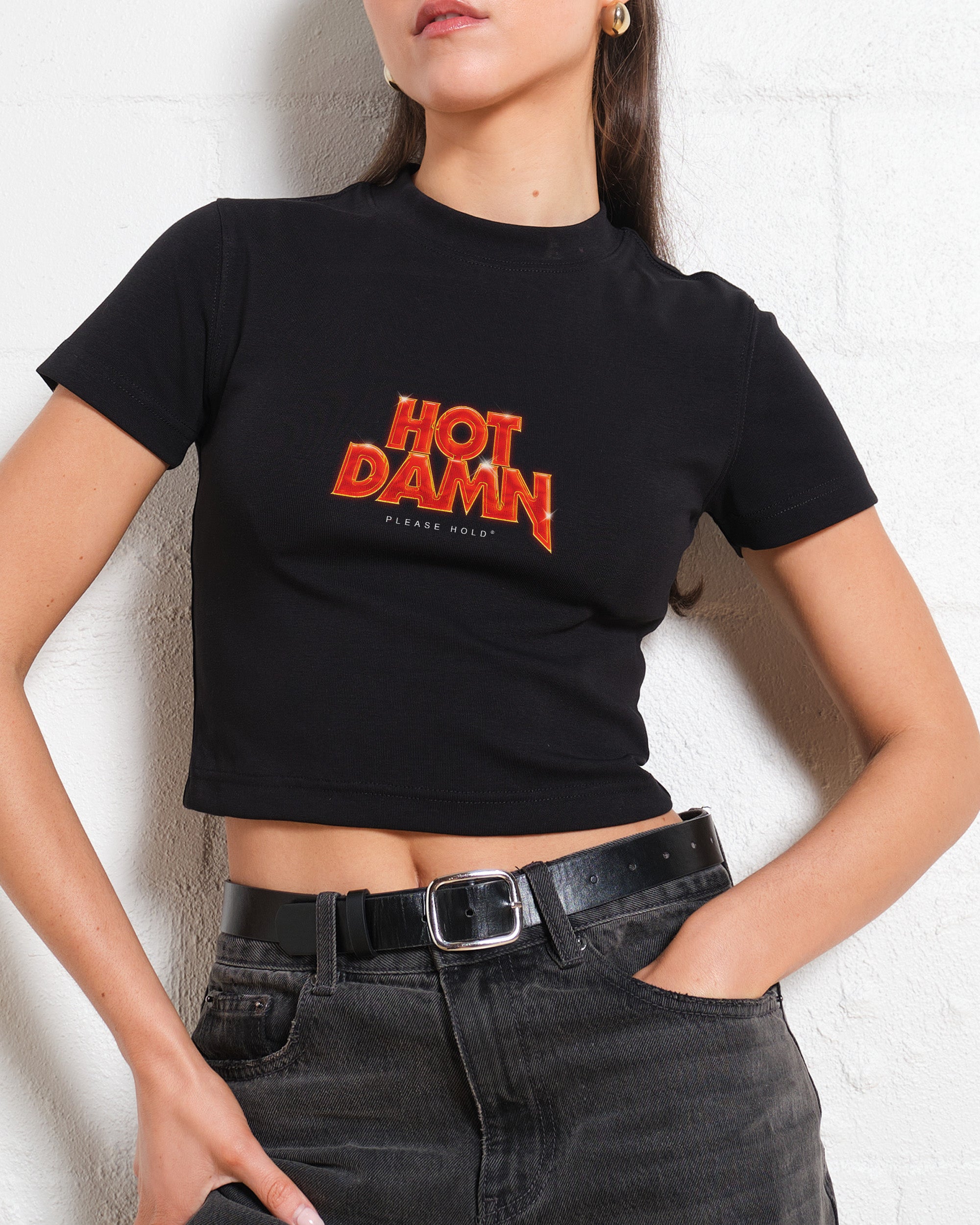 Hot Damn Baby Tee-ShawnCraft