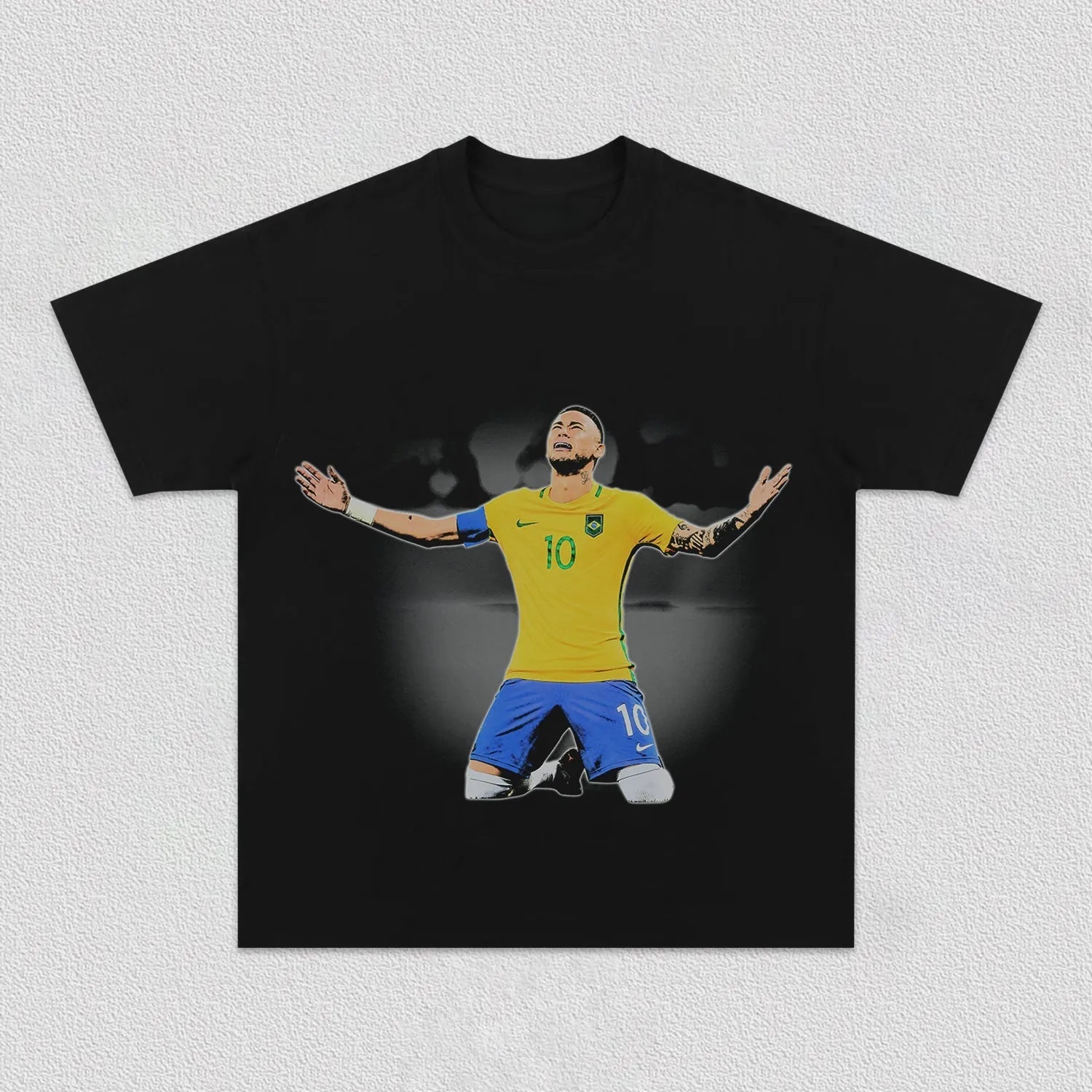 Brazilian Football Star #10 Inspired Graphic T-Shirt