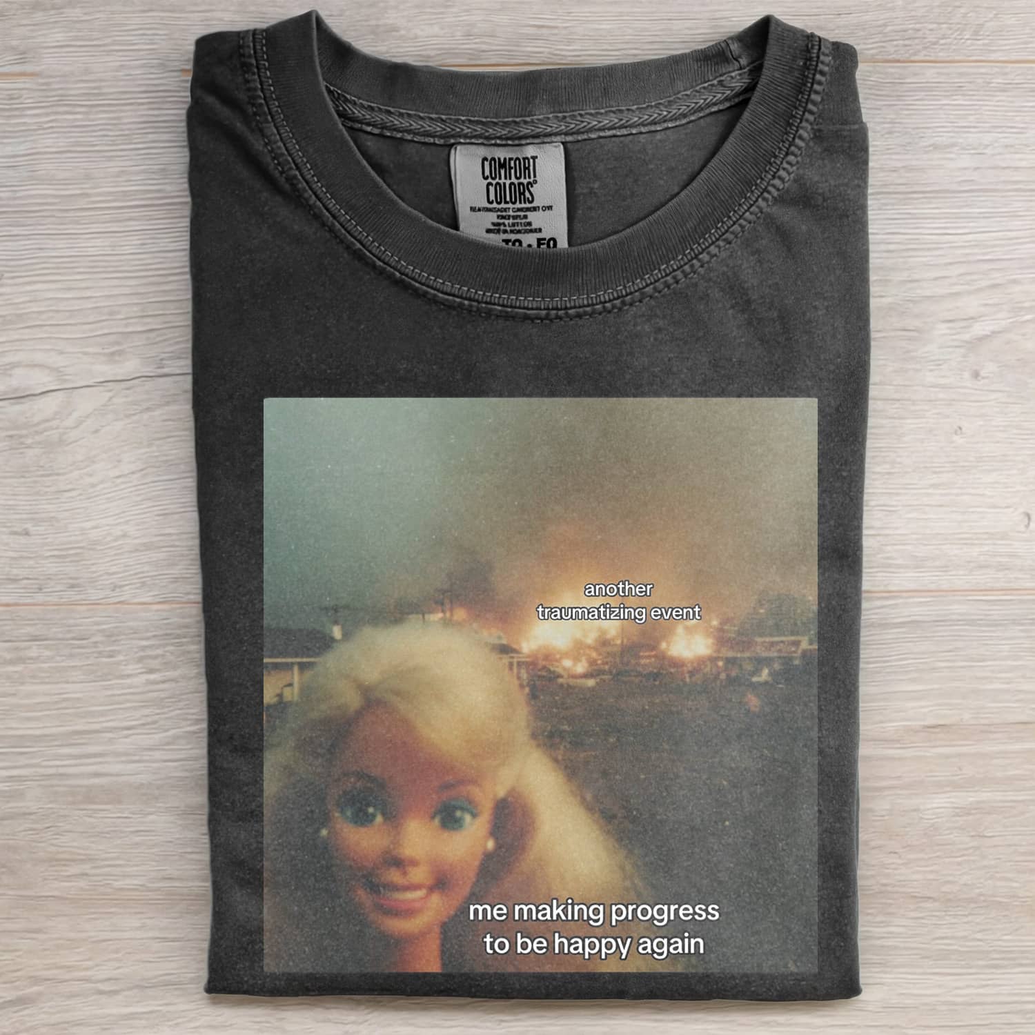 Funny Doll FaceCORE MEME MOOD ICON TEE-ShawnCraft