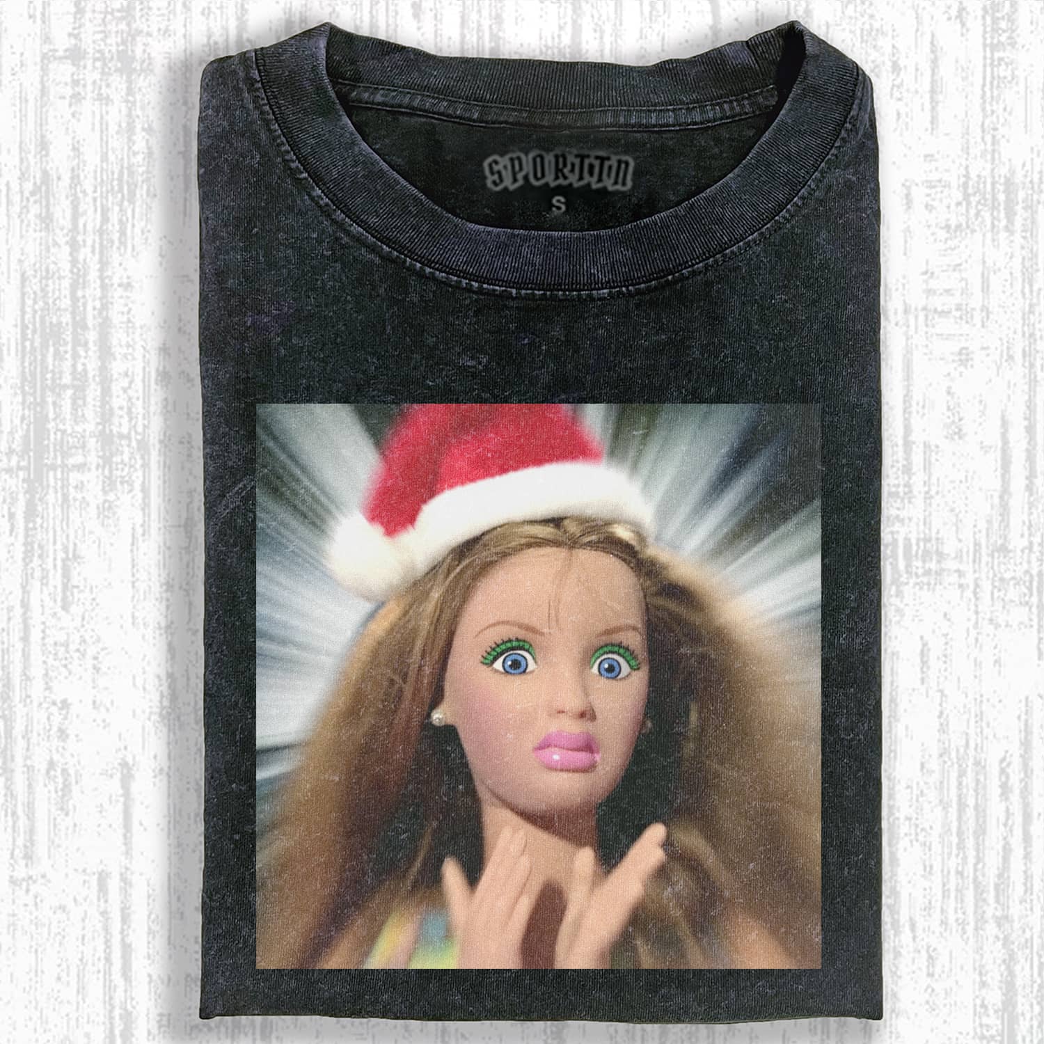 CHRISTMAS Funny Doll Face MEME ICON TEE-ShawnCraft