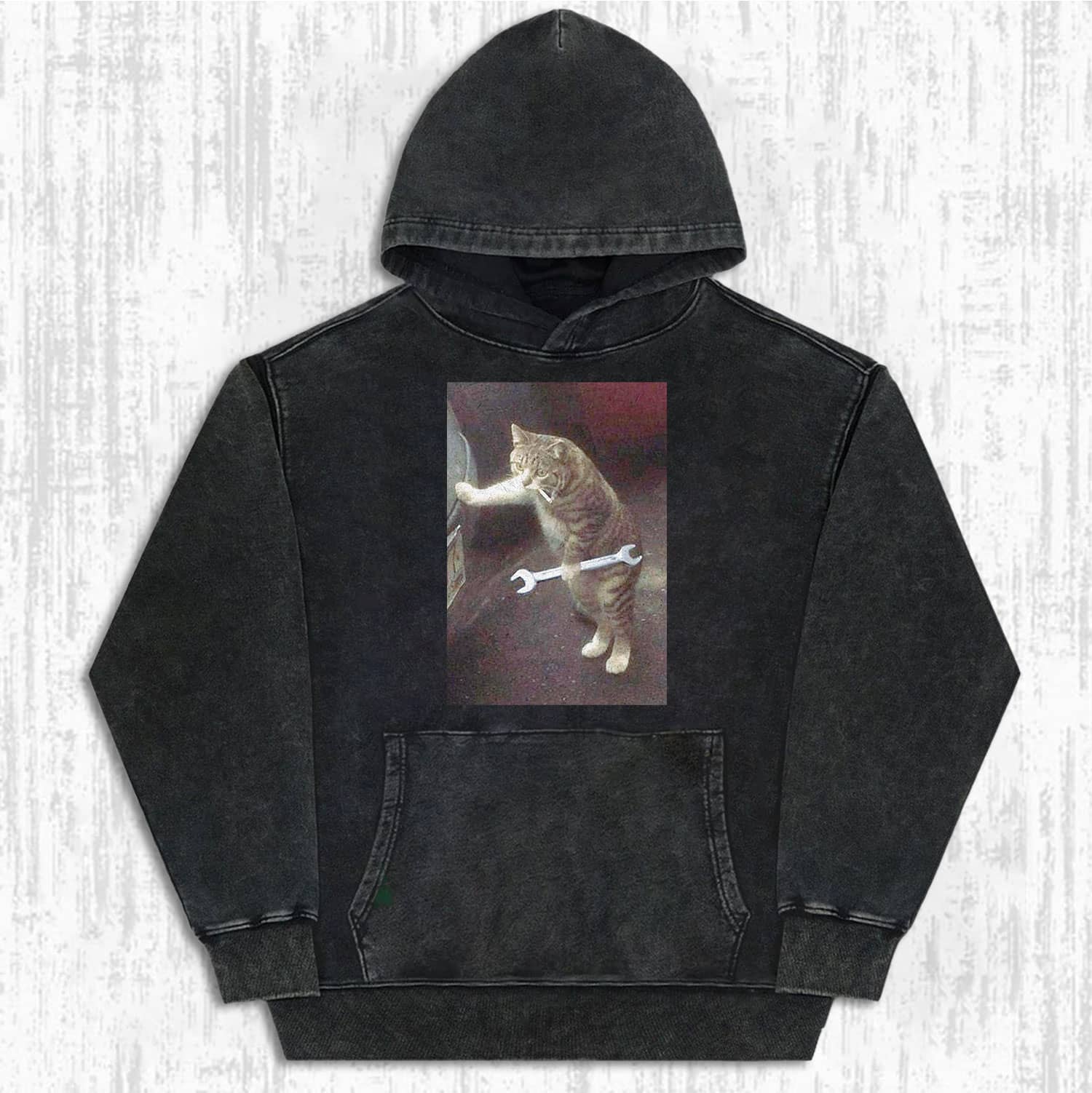 Auto Repair Expert The Cool Cat Mechanic T-shirt-ShawnCraft