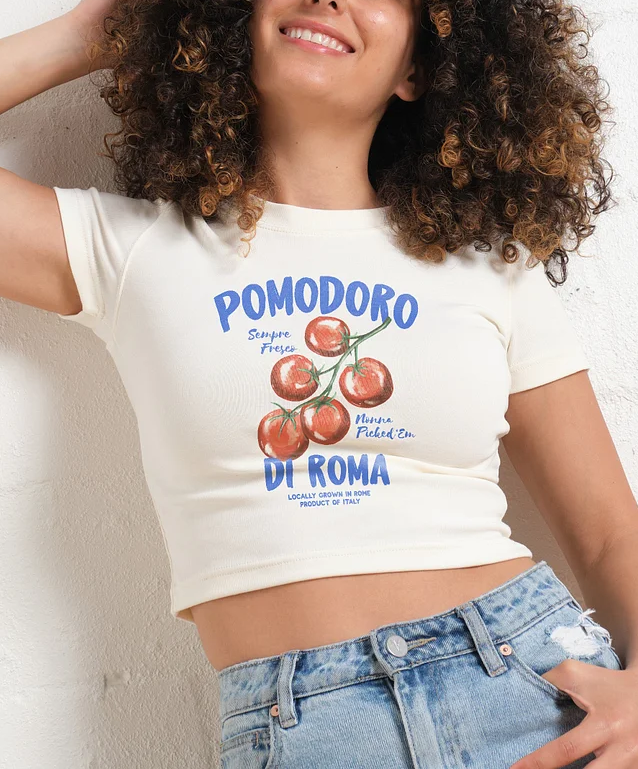 Pomodoro Di Roma Baby Tee-ShawnCraft