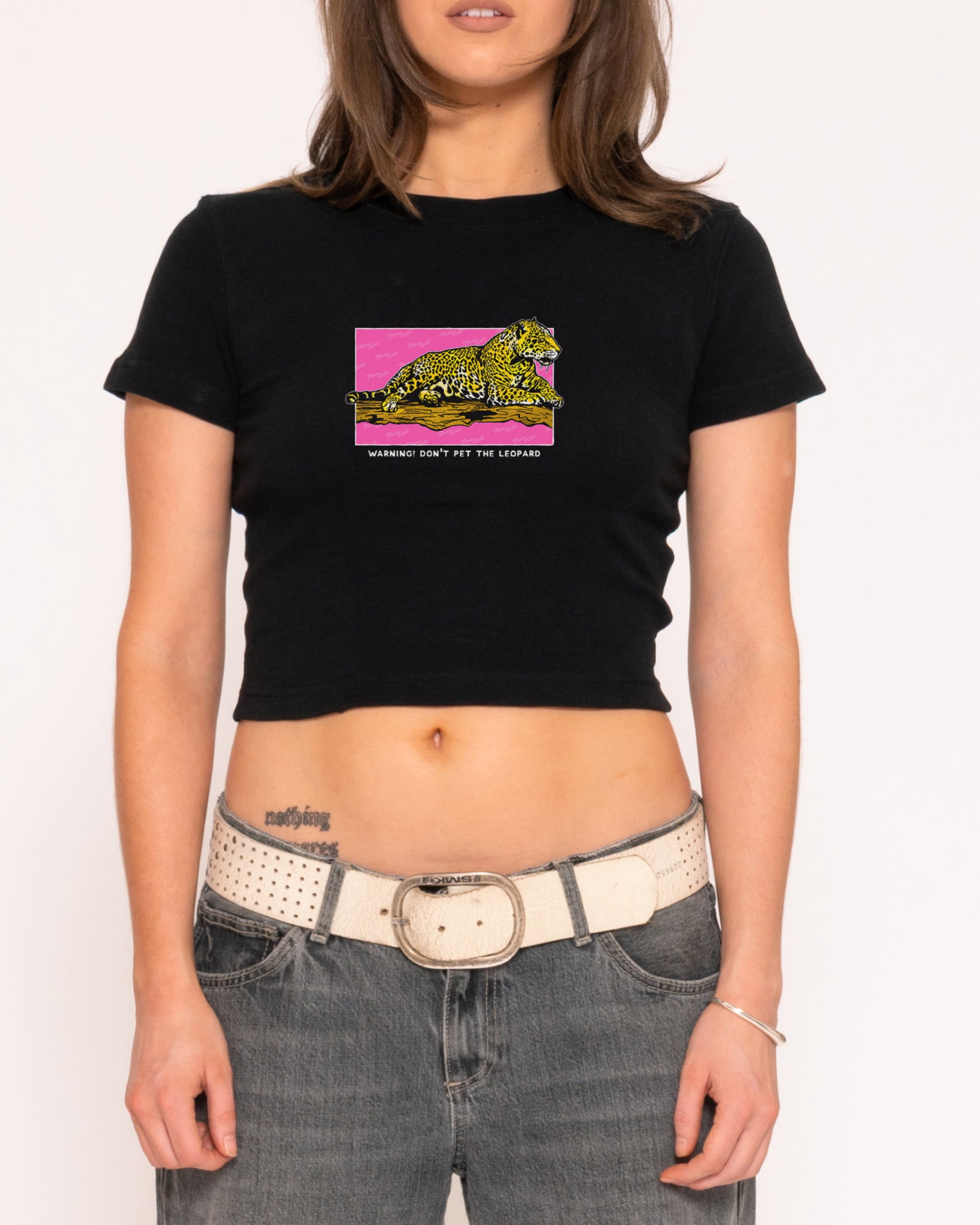 Warning! Don't Pet The Leopard Baby Tee-ShawnCraft