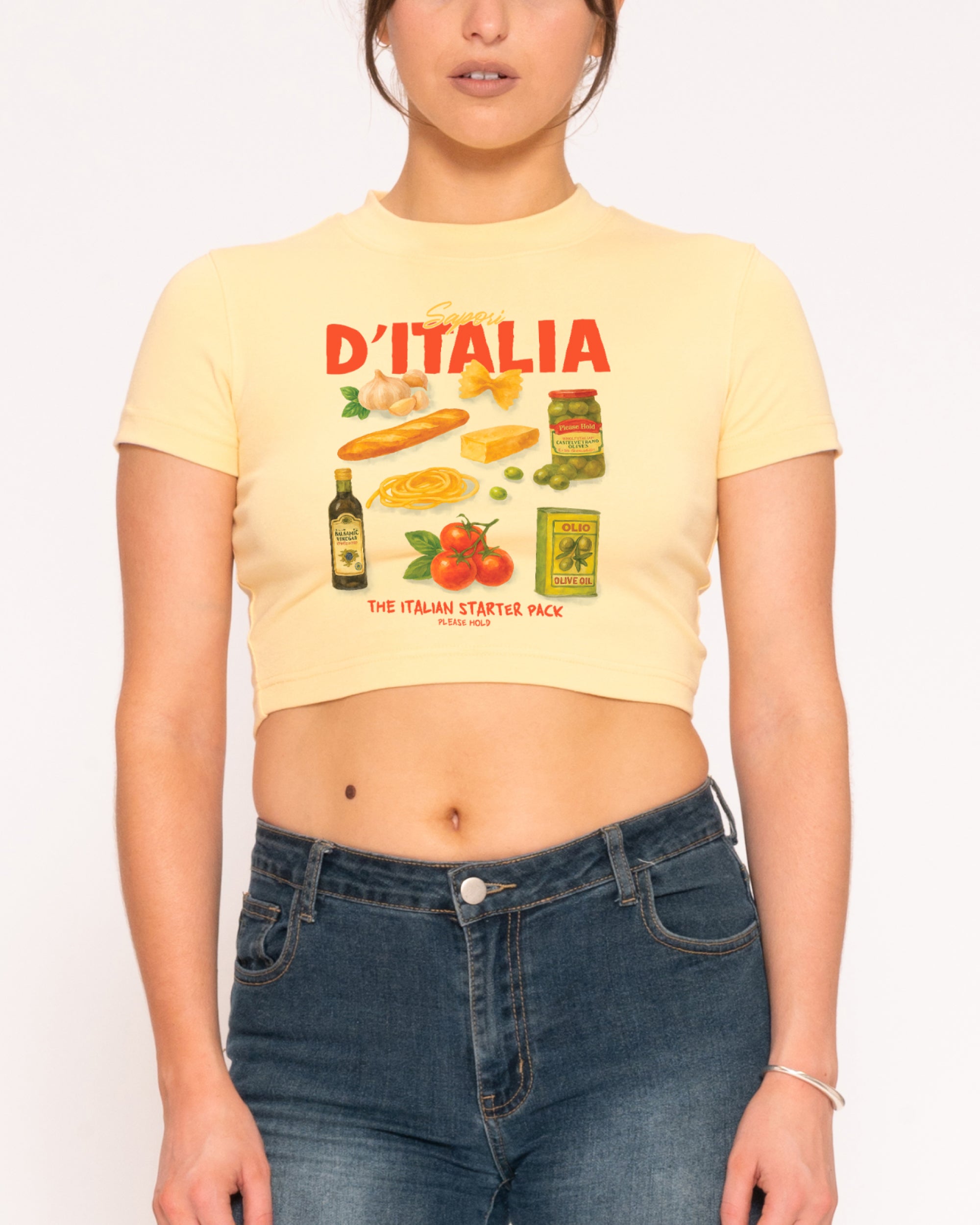 Italian Starter Pack Baby Tee-ShawnCraft