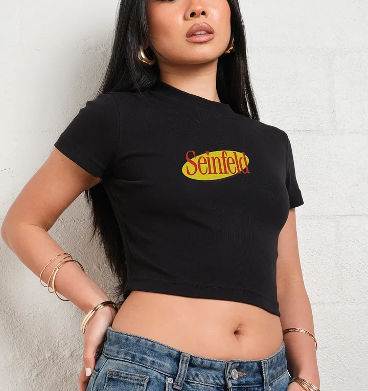 Seinfeld Logo Baby Tee-ShawnCraft