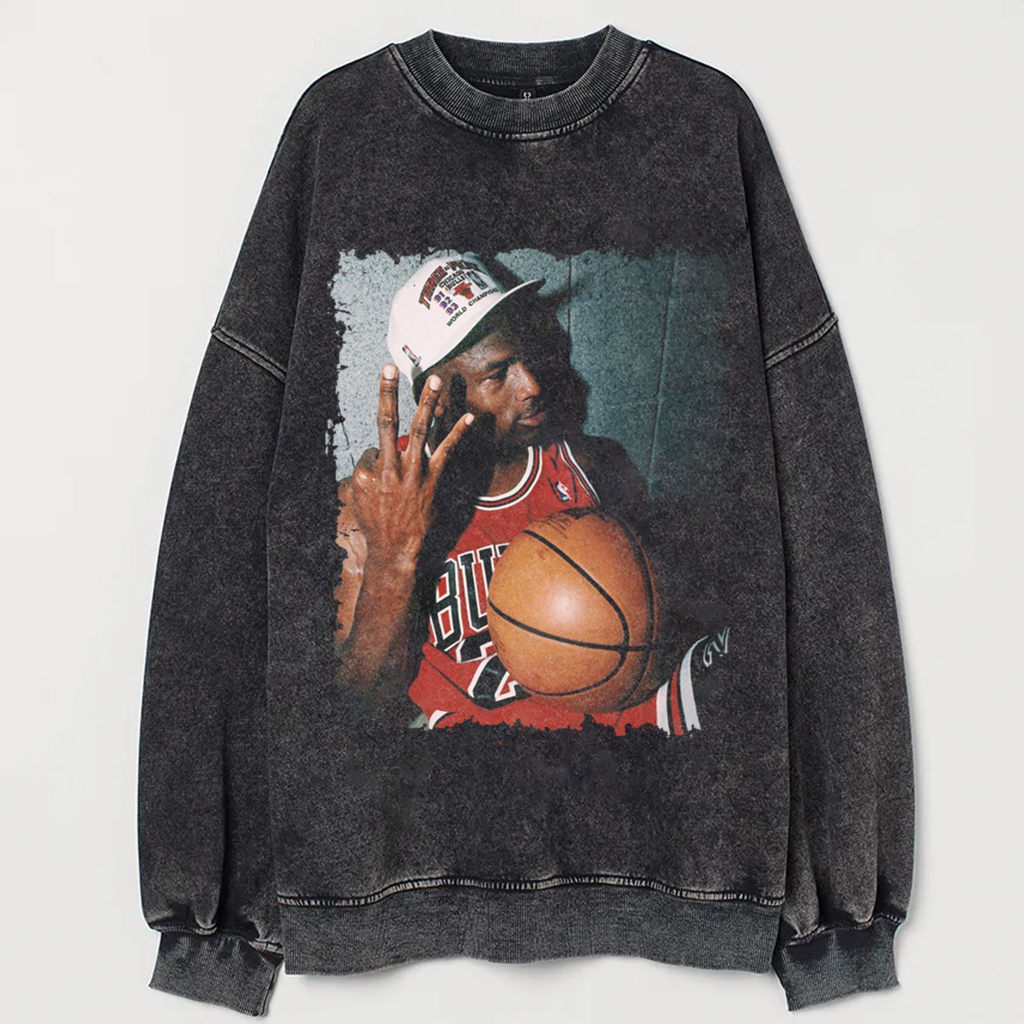 Basketball Retro Old Photo MJ T-Shirt