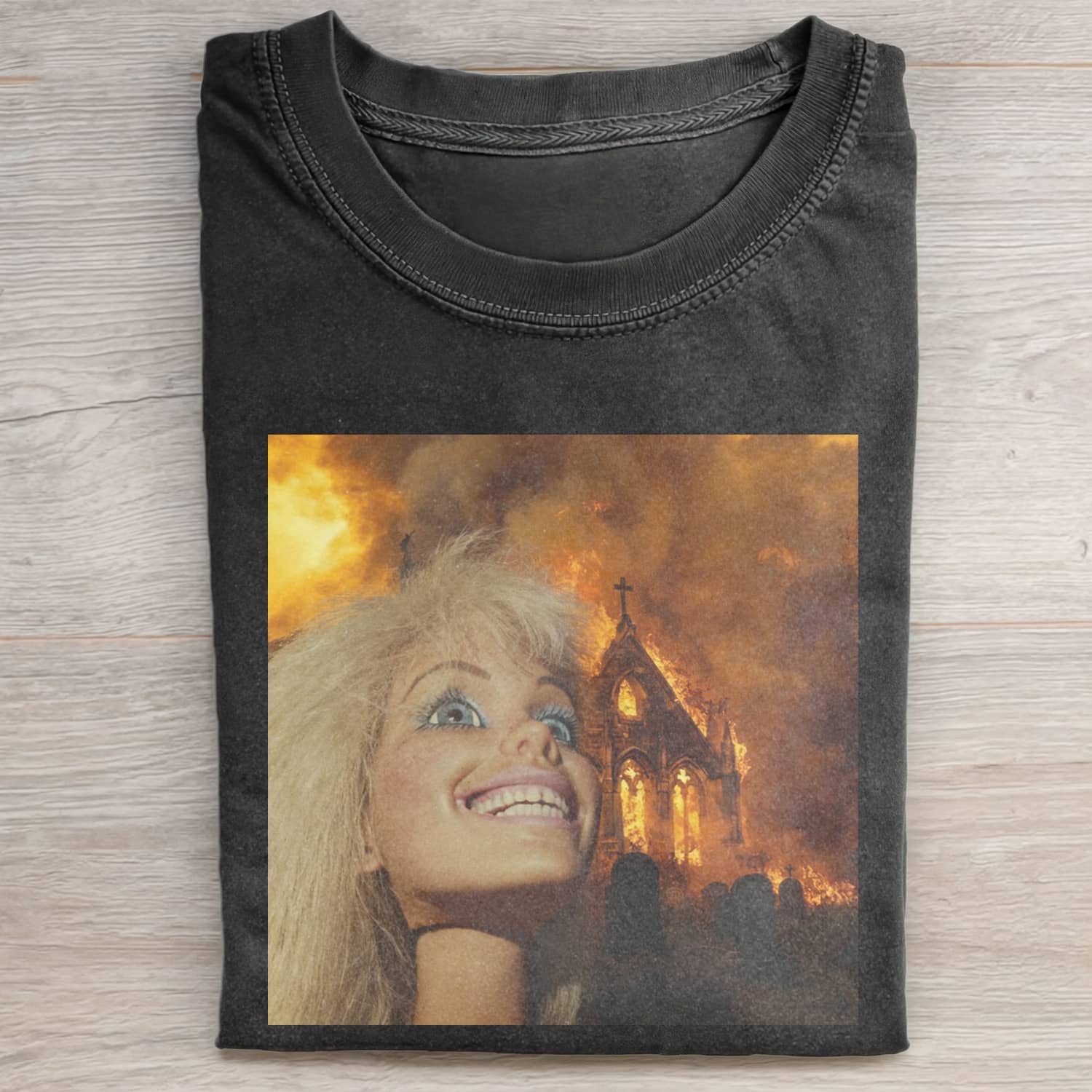 Funny Doll FaceCORE MEME MOOD ICON TEE