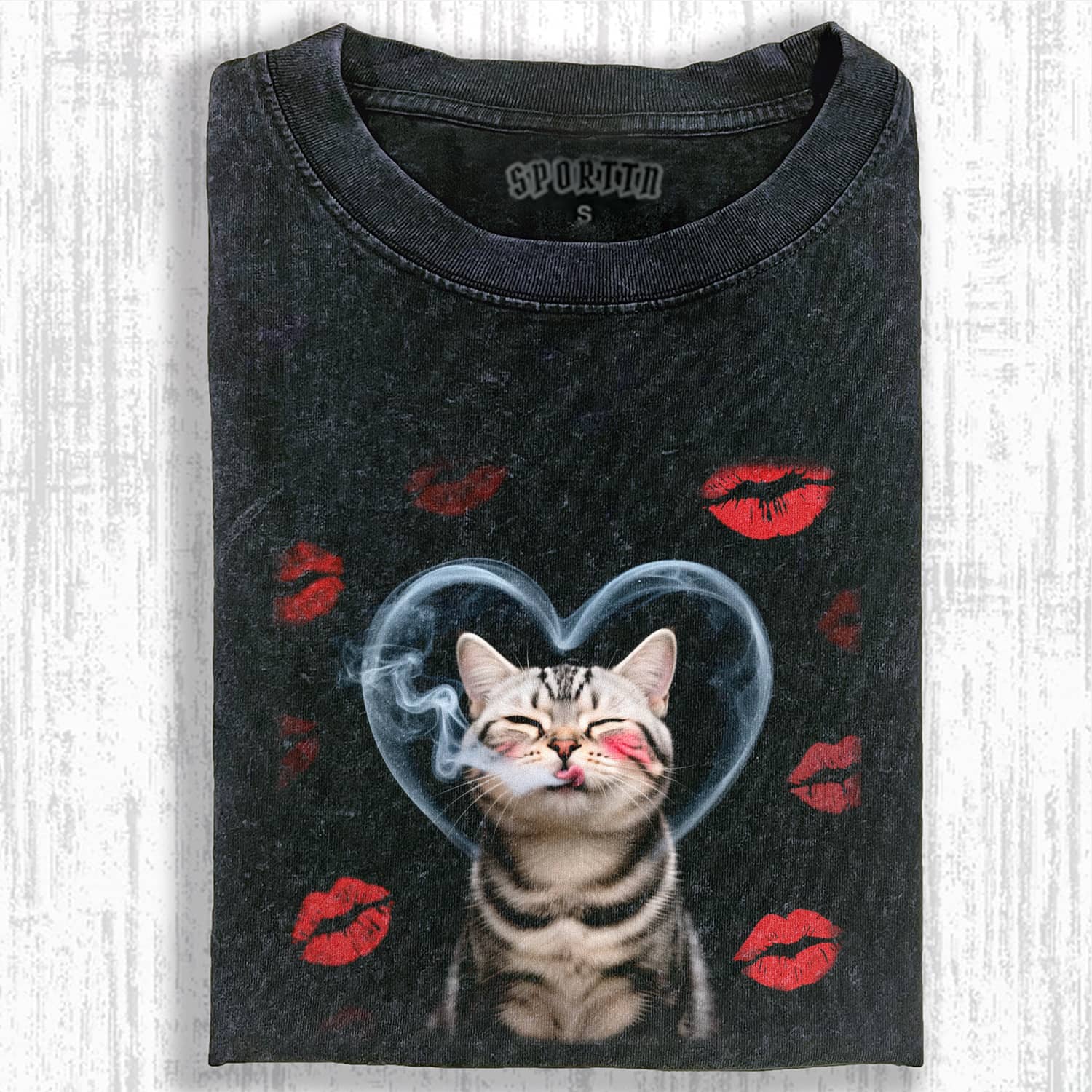 SMOKING CAT MEME T-SHIRT-ShawnCraft