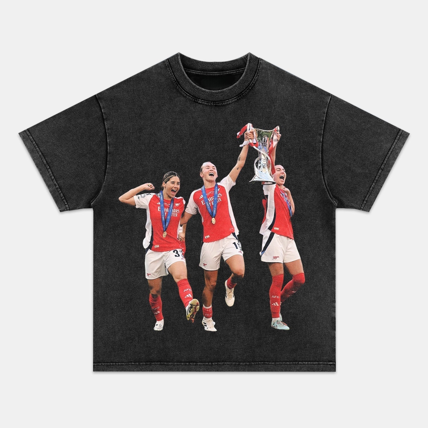 Gunners Women Champions Inspired Graphic T-Shirt