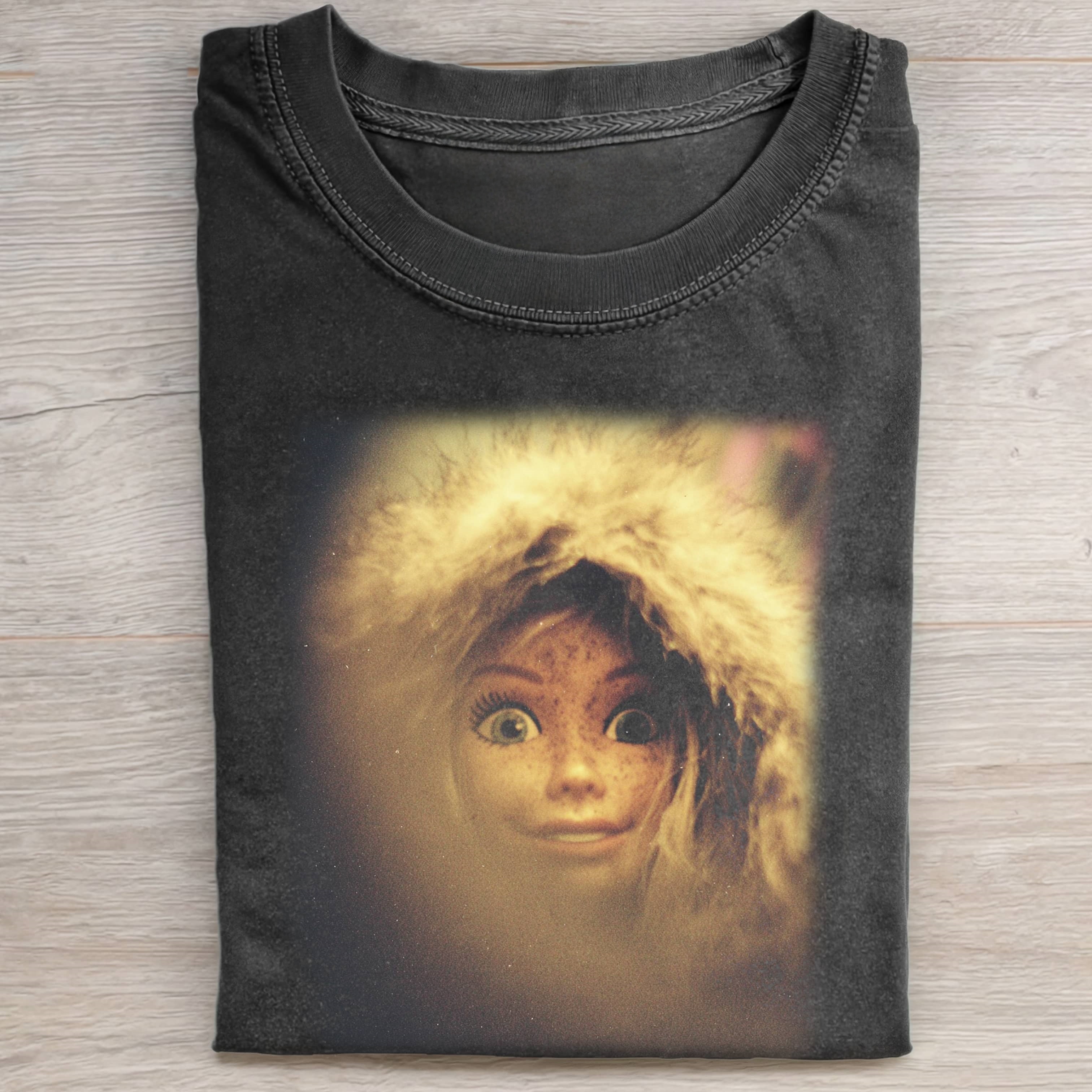 RETRO Funny Doll FaceCORE TEE