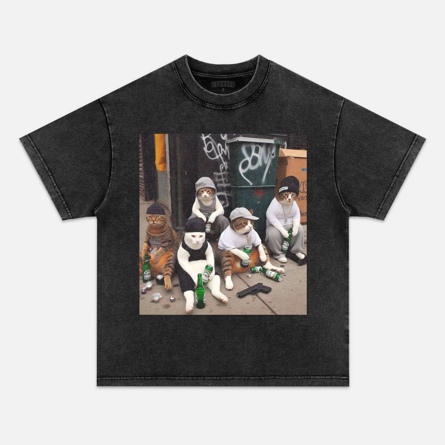 WACKY CAT TEE. 7.3-ShawnCraft