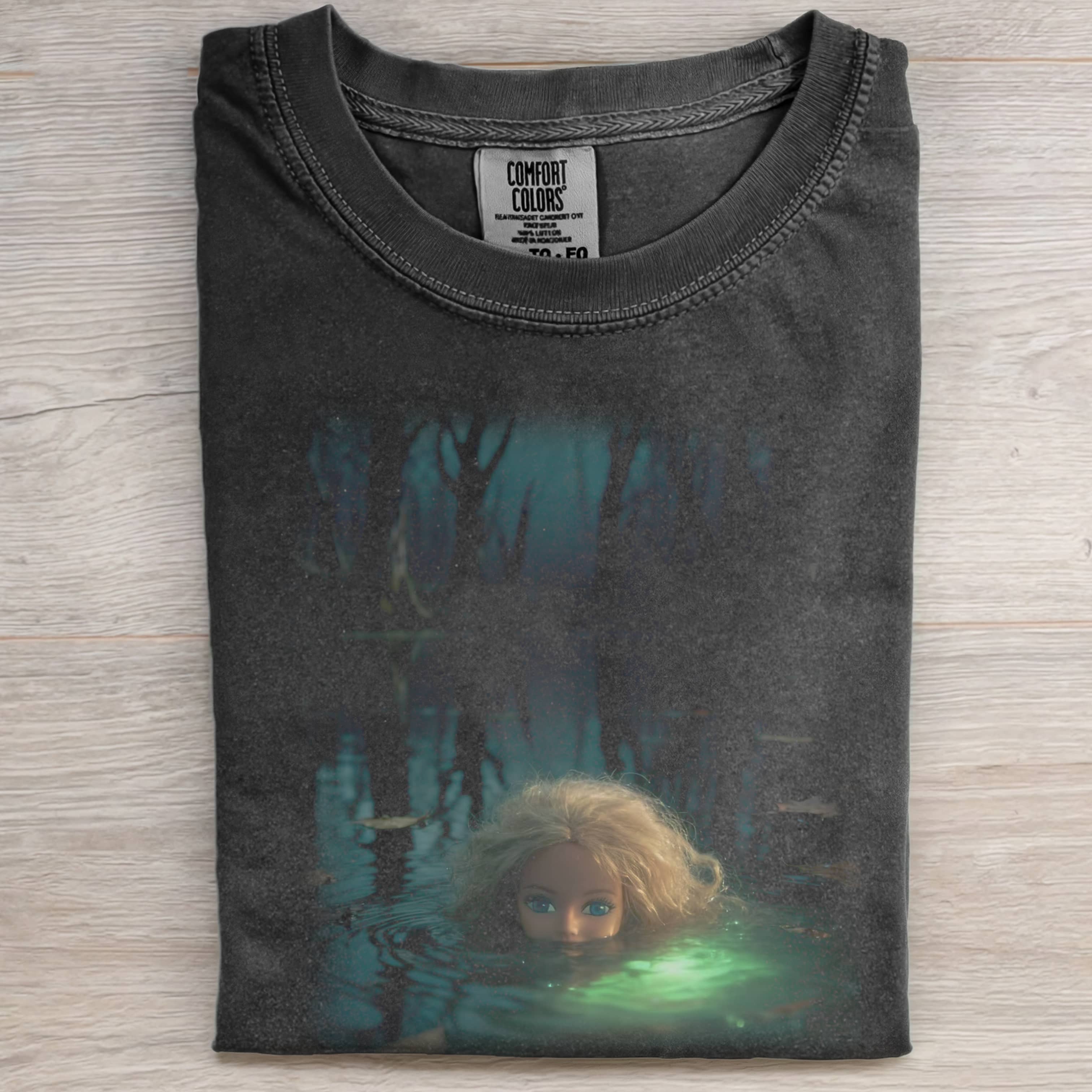 DARK FOREST Funny Doll Face GIRL TEE-ShawnCraft