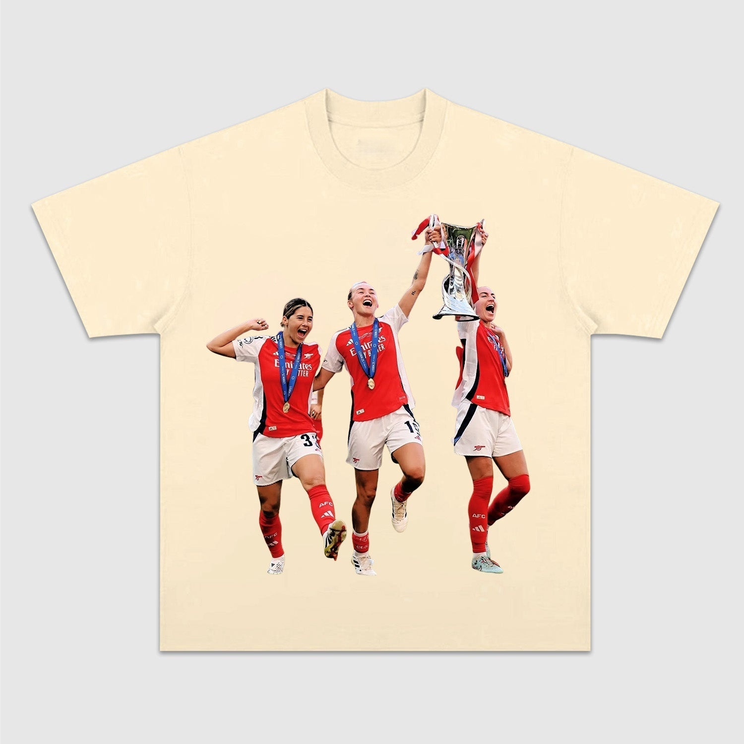 Gunners Women Champions Inspired Graphic T-Shirt