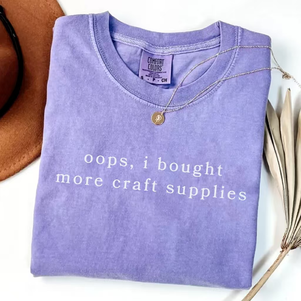 Oops I Bought More Craft Supplies T-Shirt-ShawnCraft