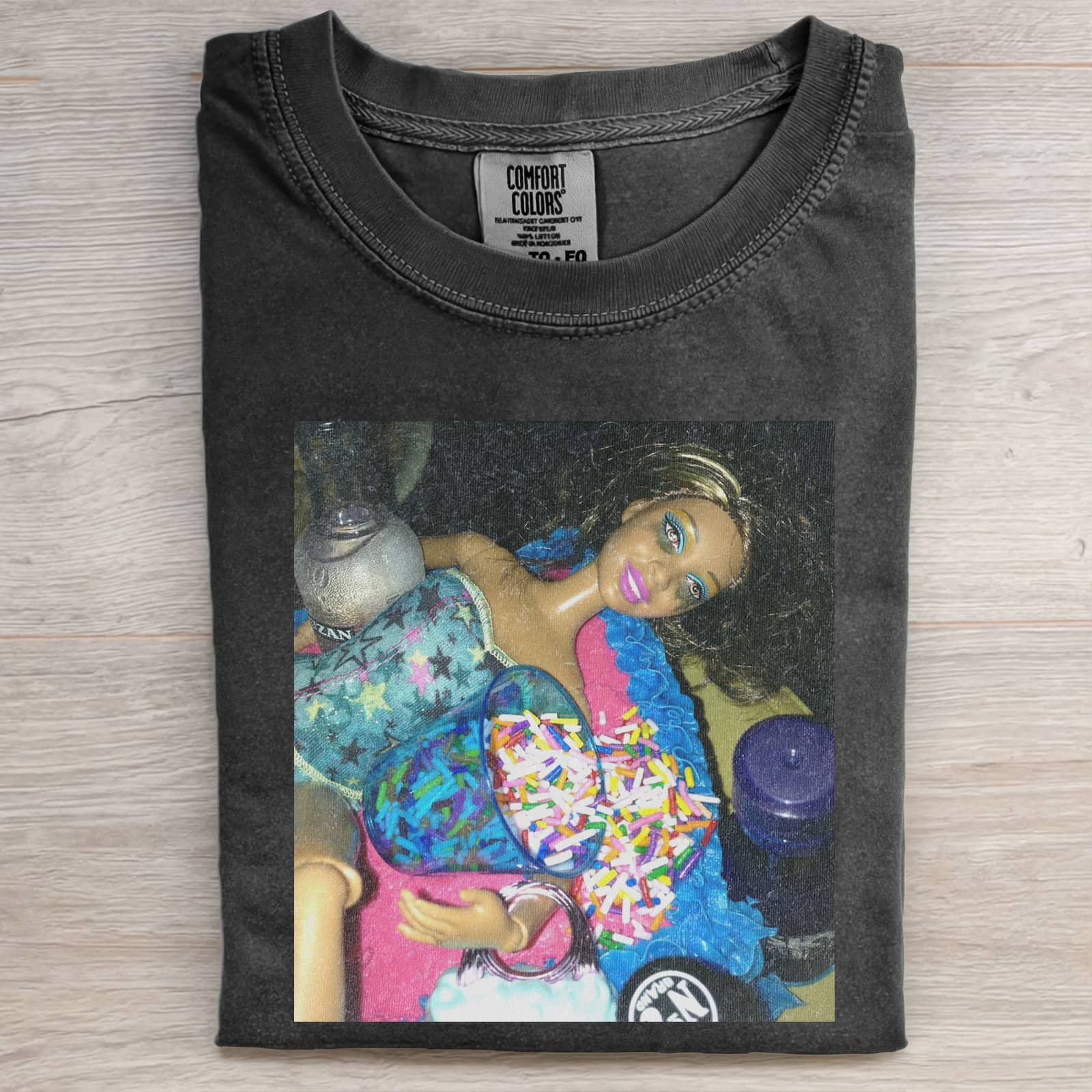 Funny Doll Face PARTY GIRL T-SHIRT-ShawnCraft