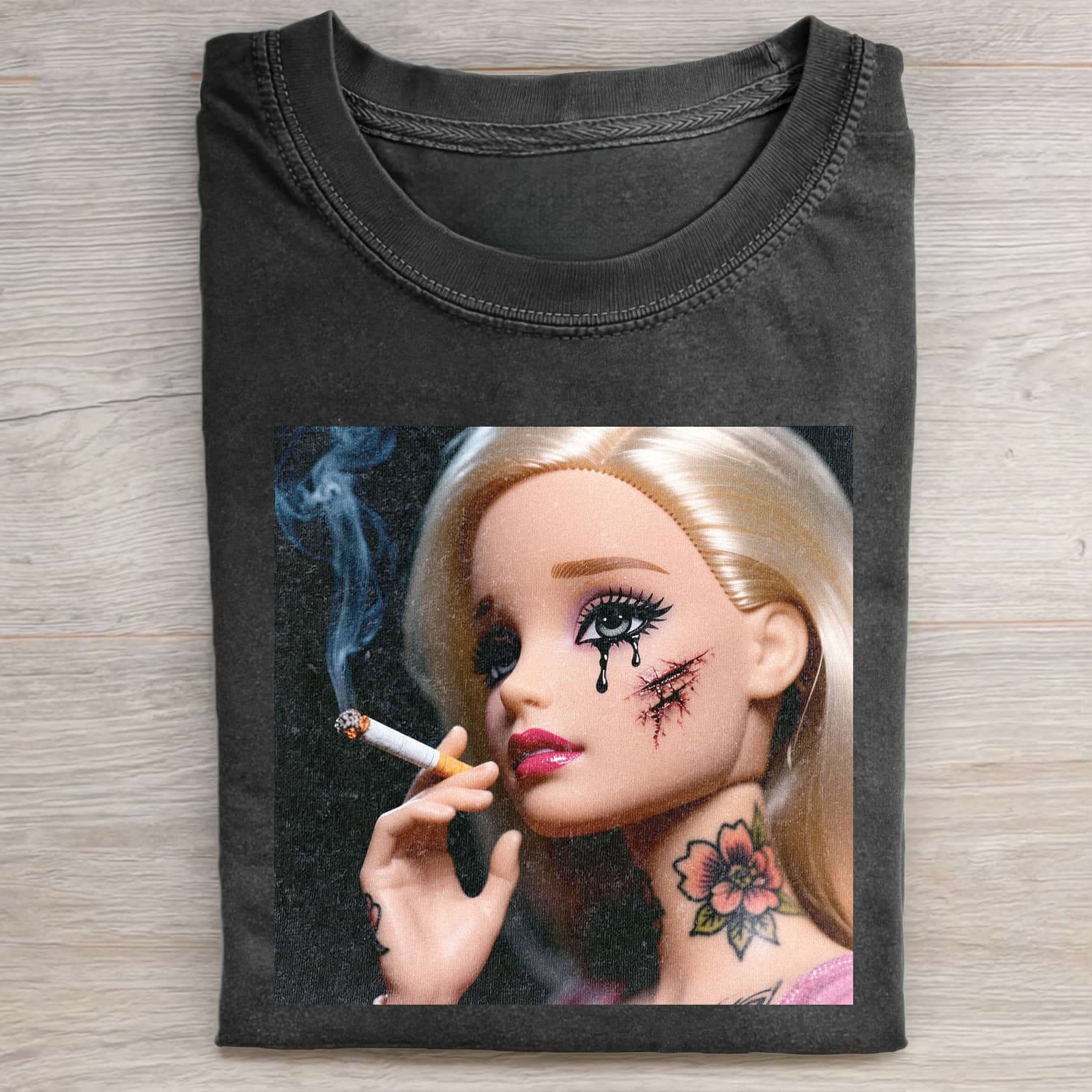 Funny Doll Face MEME T-SHIRT