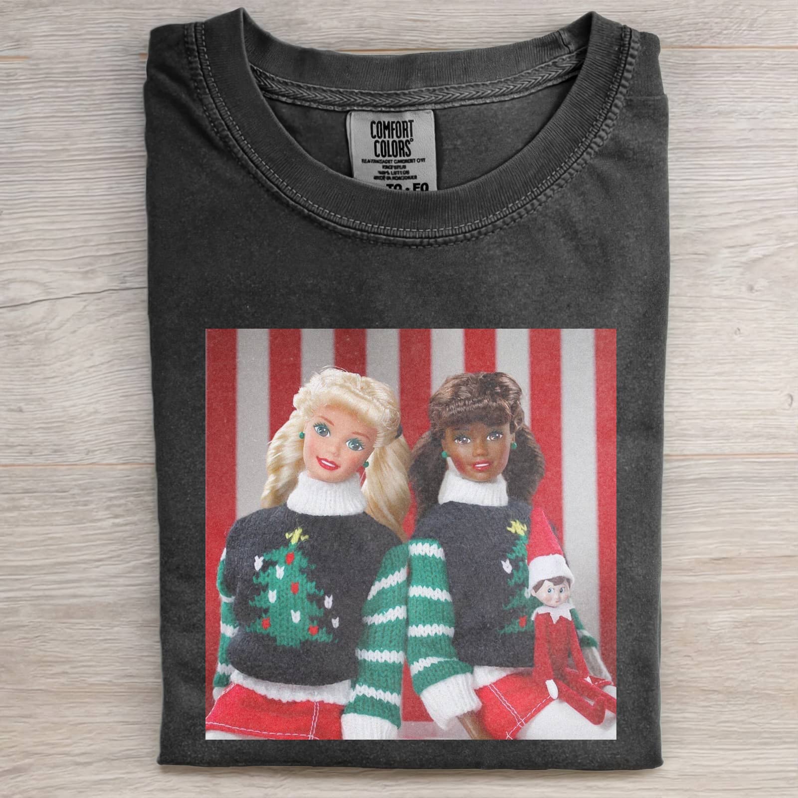 CHRISTMAS Funny Doll Face T-SHIRT-ShawnCraft