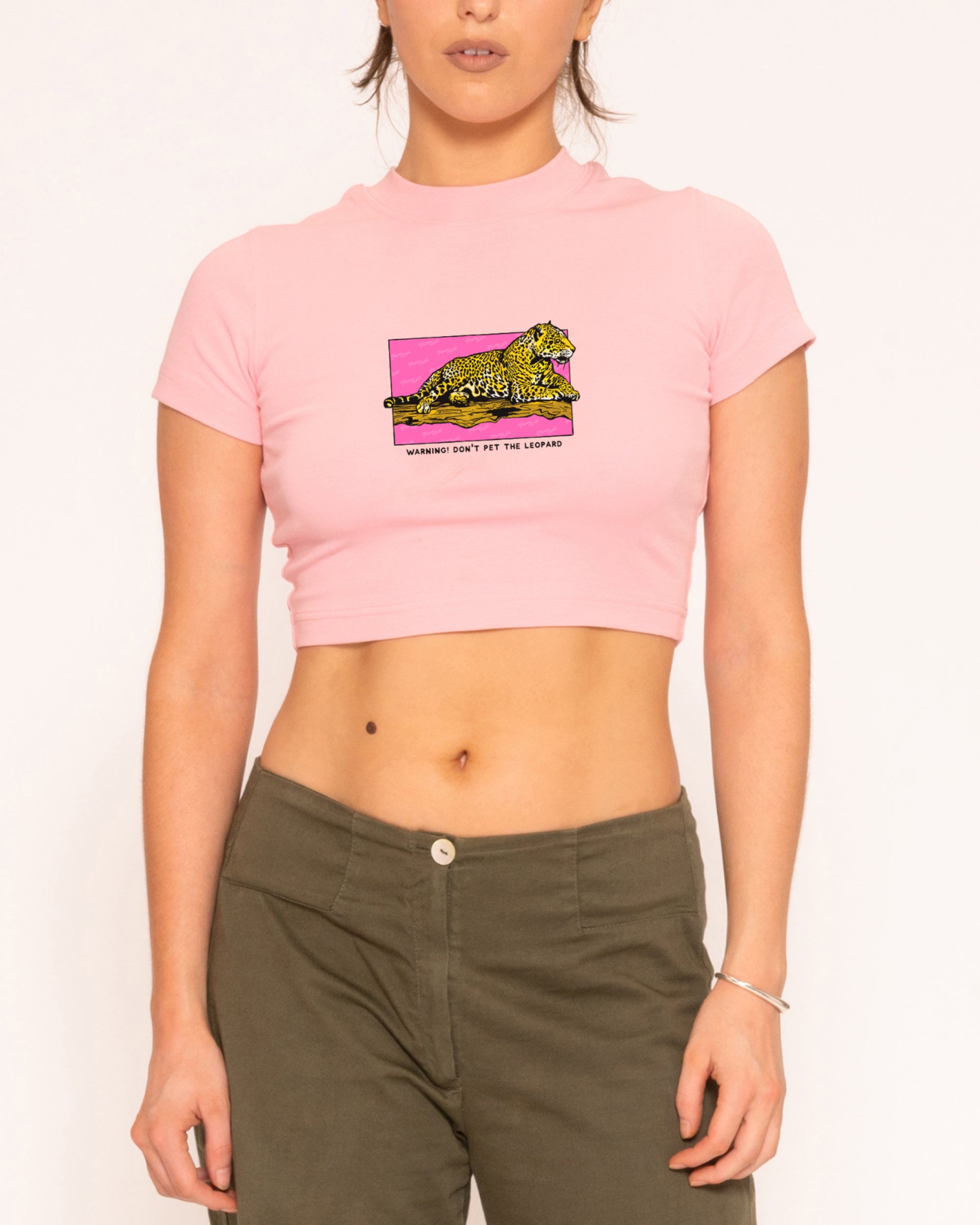 Warning! Don't Pet The Leopard Baby Tee-ShawnCraft