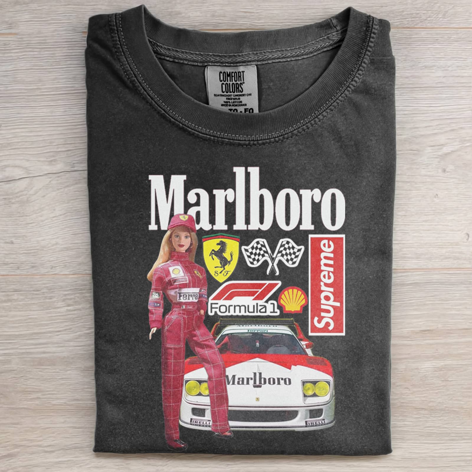 RACING DRIVER Funny Doll Face T-SHIRT-ShawnCraft