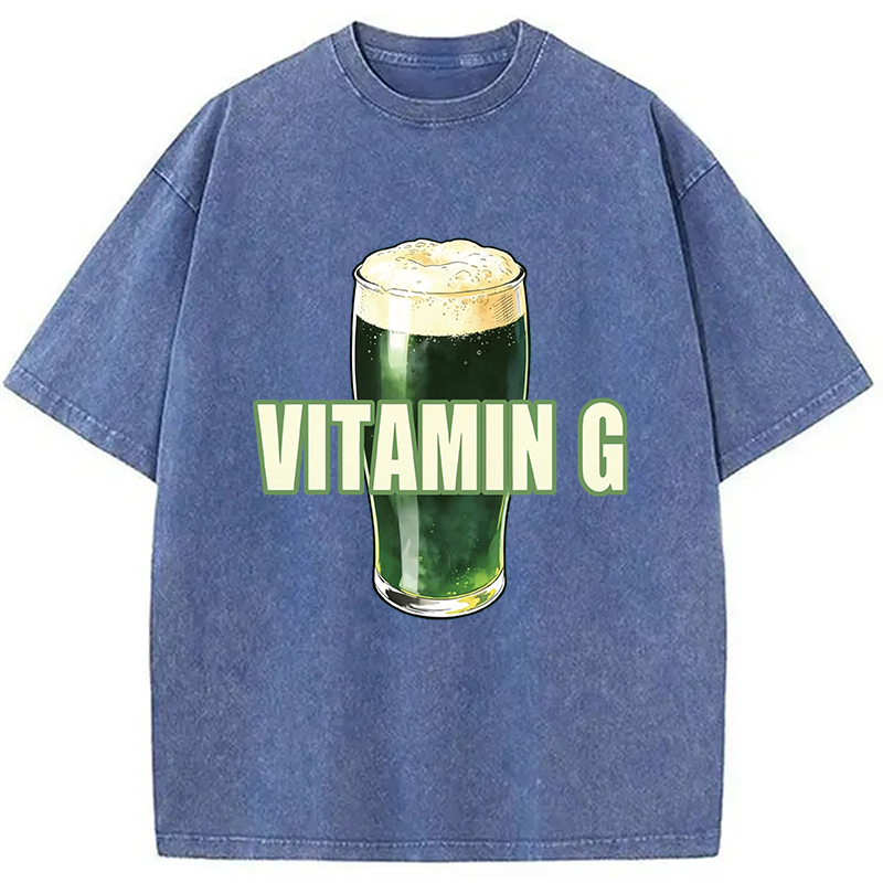 Vitamin G St. Patrick's Washed T-Shirt-ShawnCraft