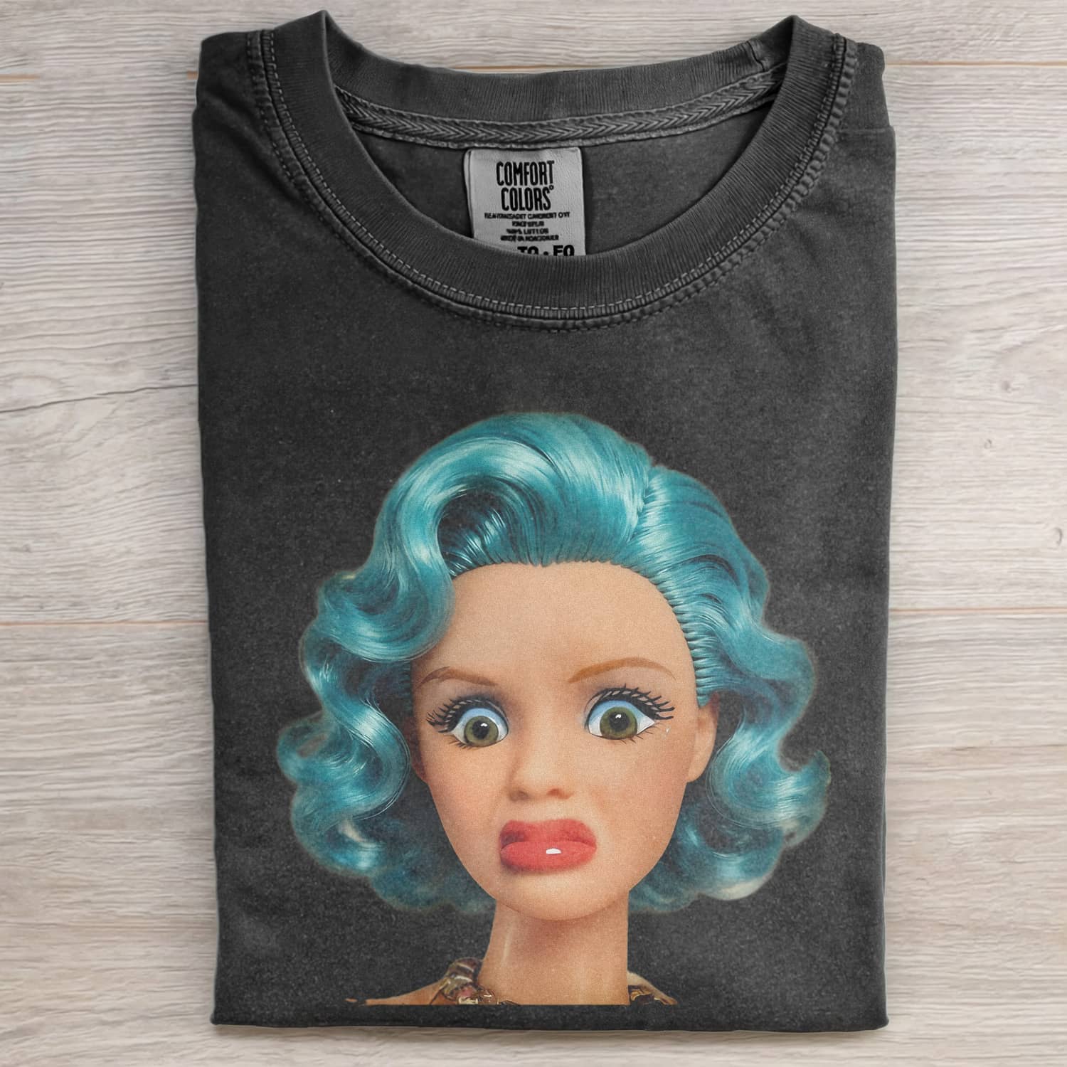 Funny Doll FaceCORE MEME MOOD ICON TEE-ShawnCraft