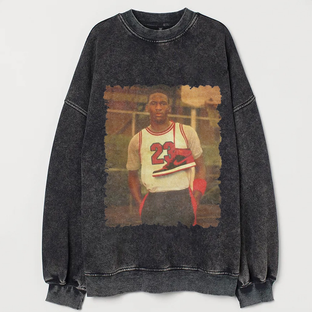 Basketball Retro Old Photo MJ T-Shirt