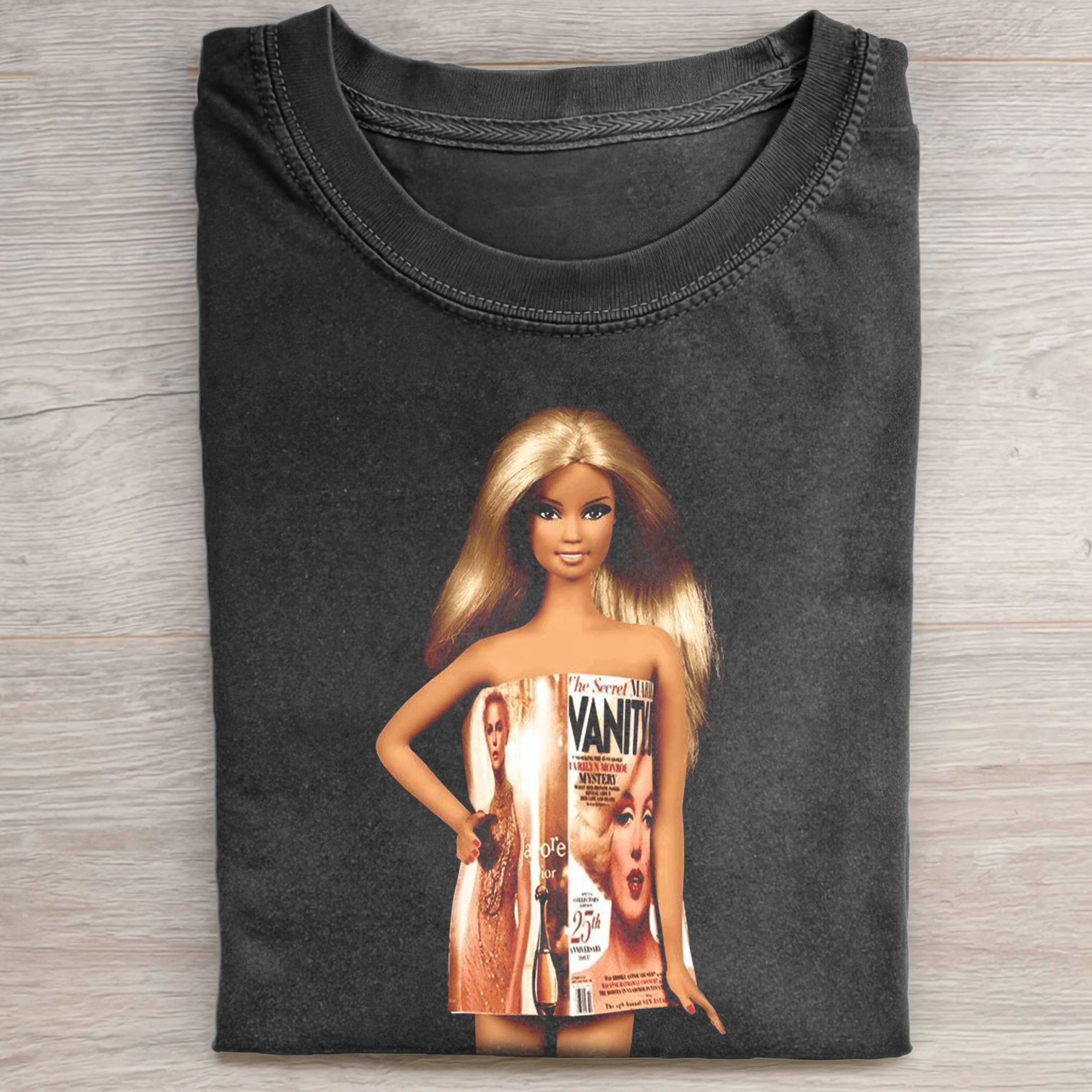 NEWSPAPER Funny Doll FaceCORE T-SHIRT