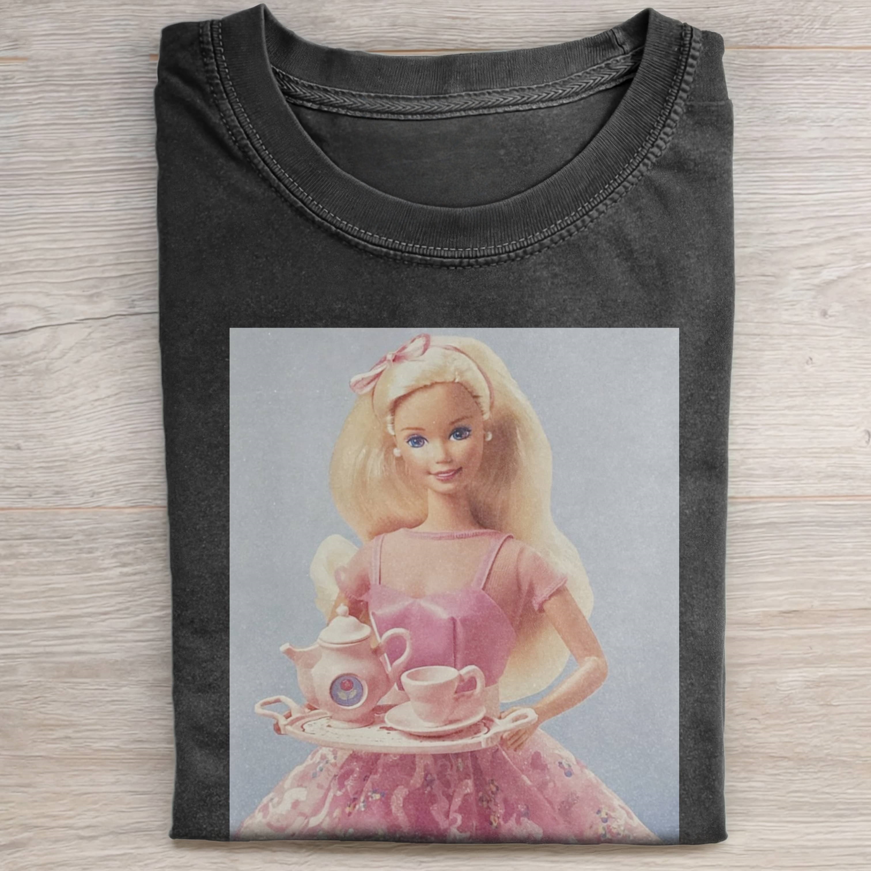 RETRO PRINCESS Funny Doll FaceCORE T-SHIRT