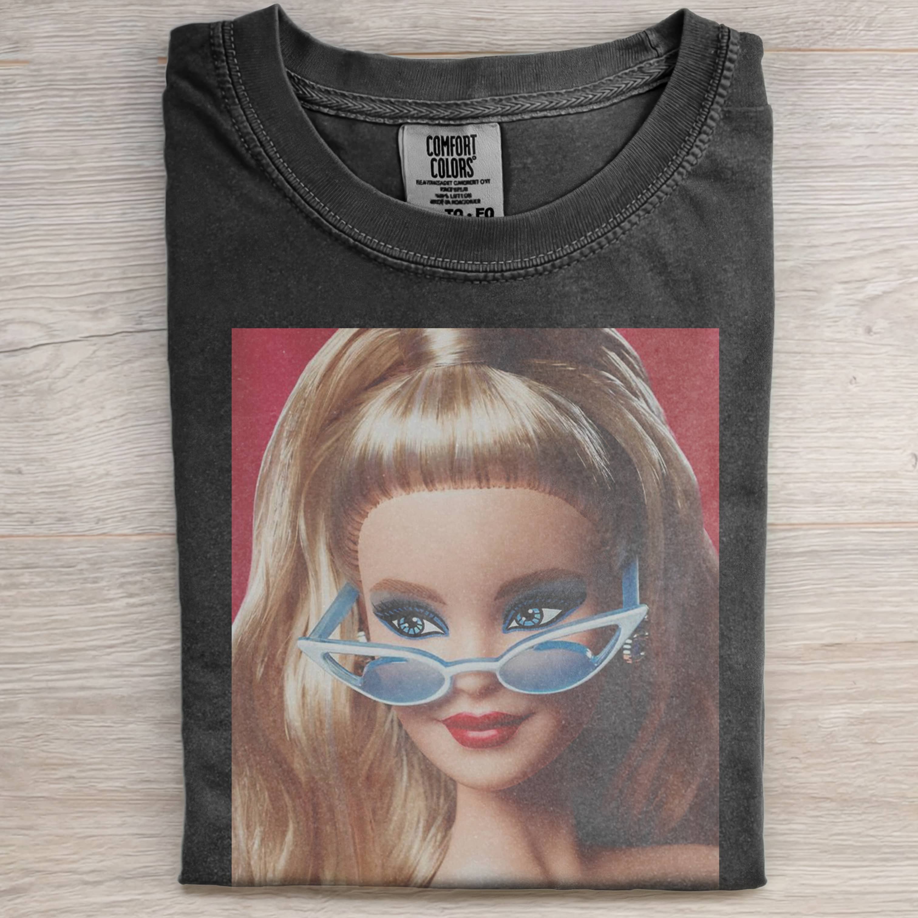 SUNGLASSES TRENDY Funny Doll FaceCORE MEME TEE-ShawnCraft