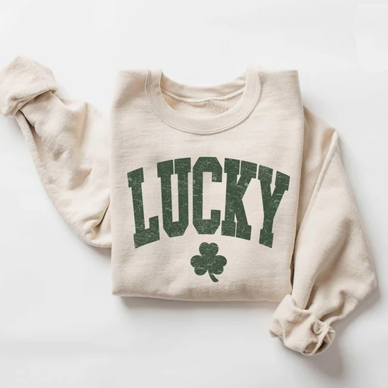 Lucky  St Patrick's Day Sweatshirt-ShawnCraft