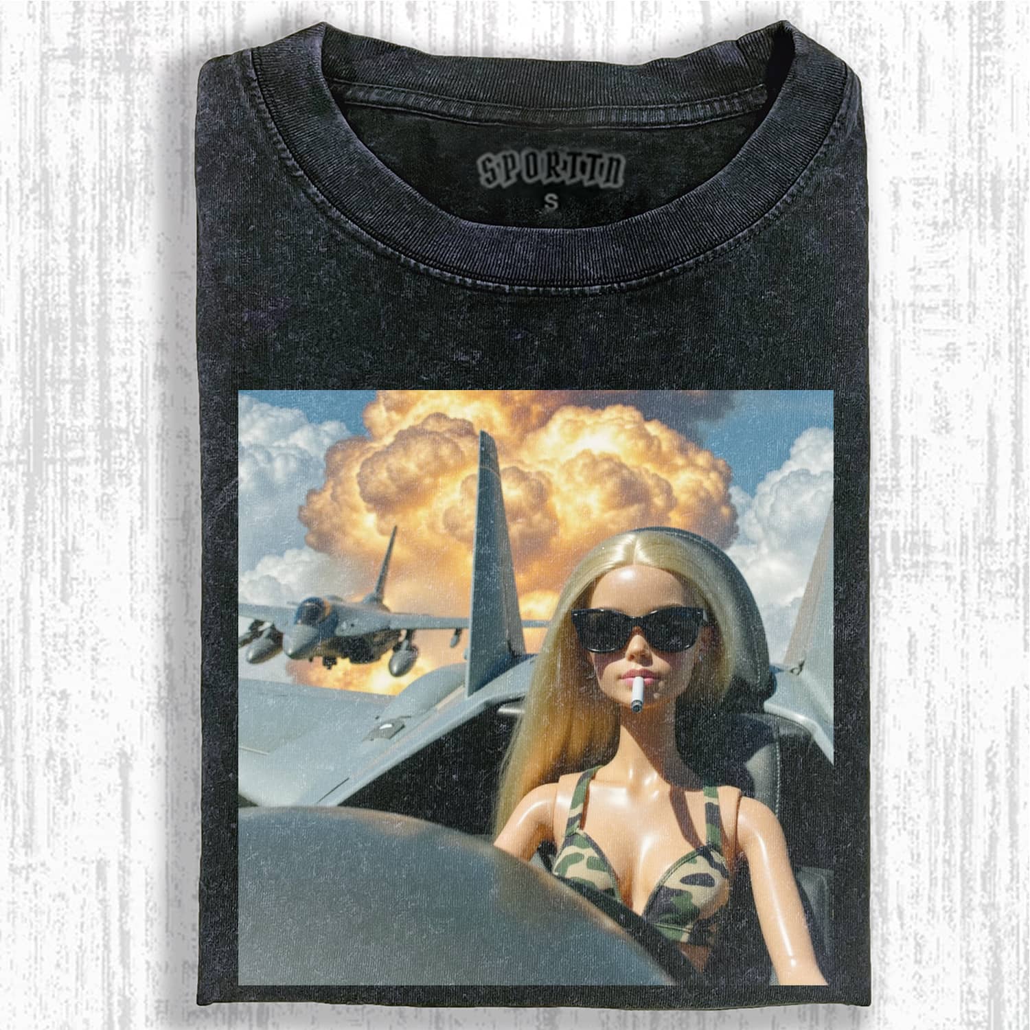 Funny Doll Face GIRL MEME T-SHIRT-ShawnCraft