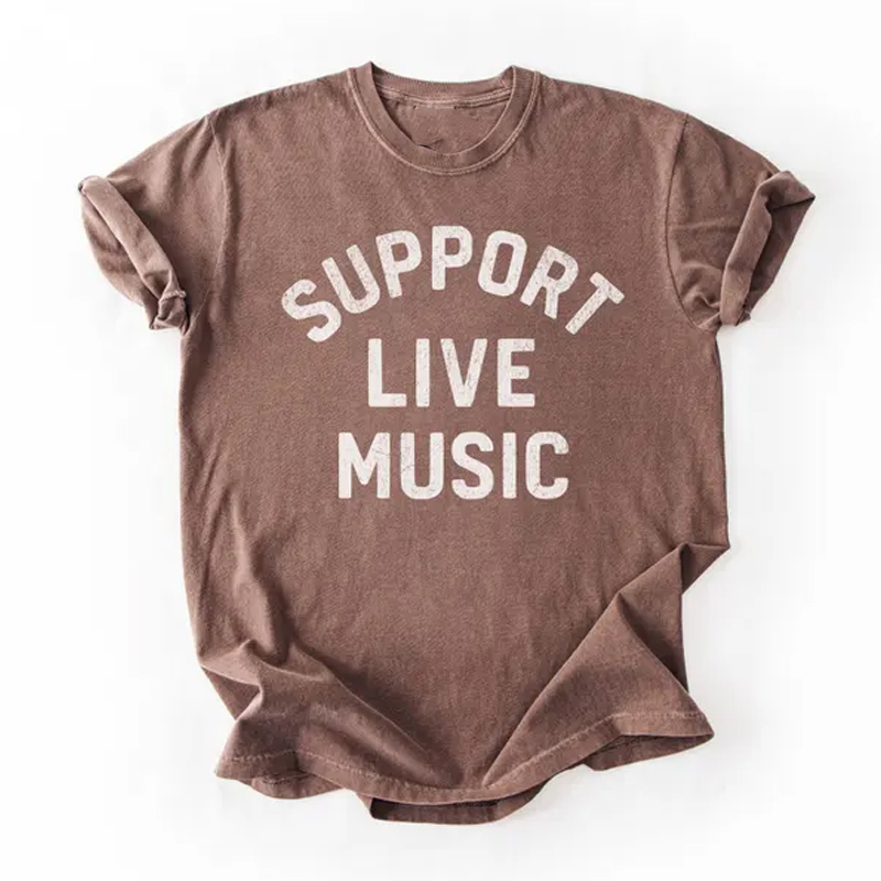 ShawnCraft® Official: Support Live Music T-shirt - Premium Breathable Cotton Apparel